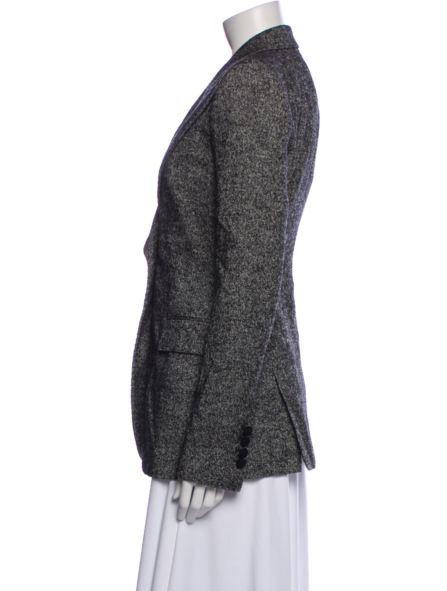 Dolce & Gabbana Virgin Wool Printed Blazer