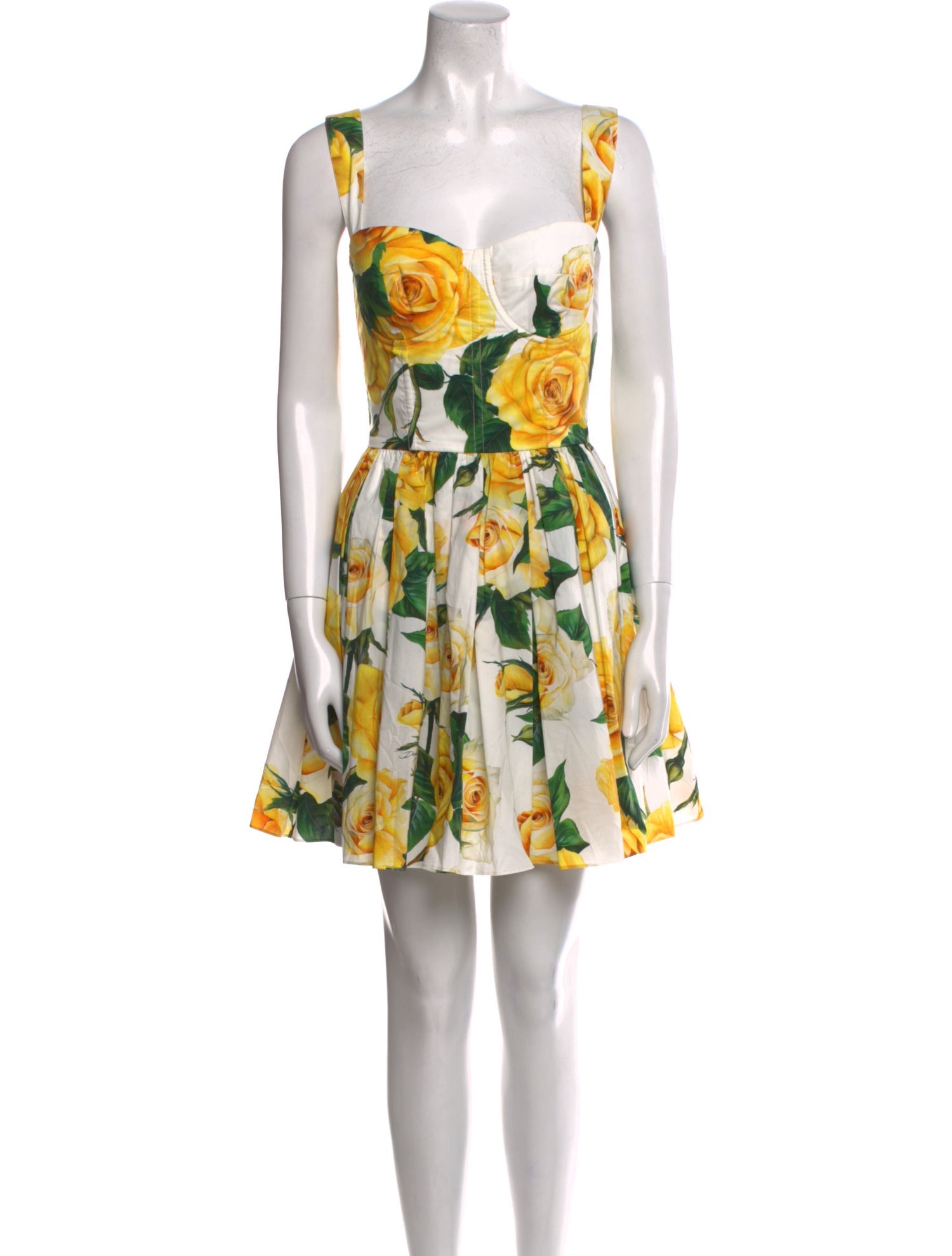 Dolce & Gabbana Floral Print Mini Dress