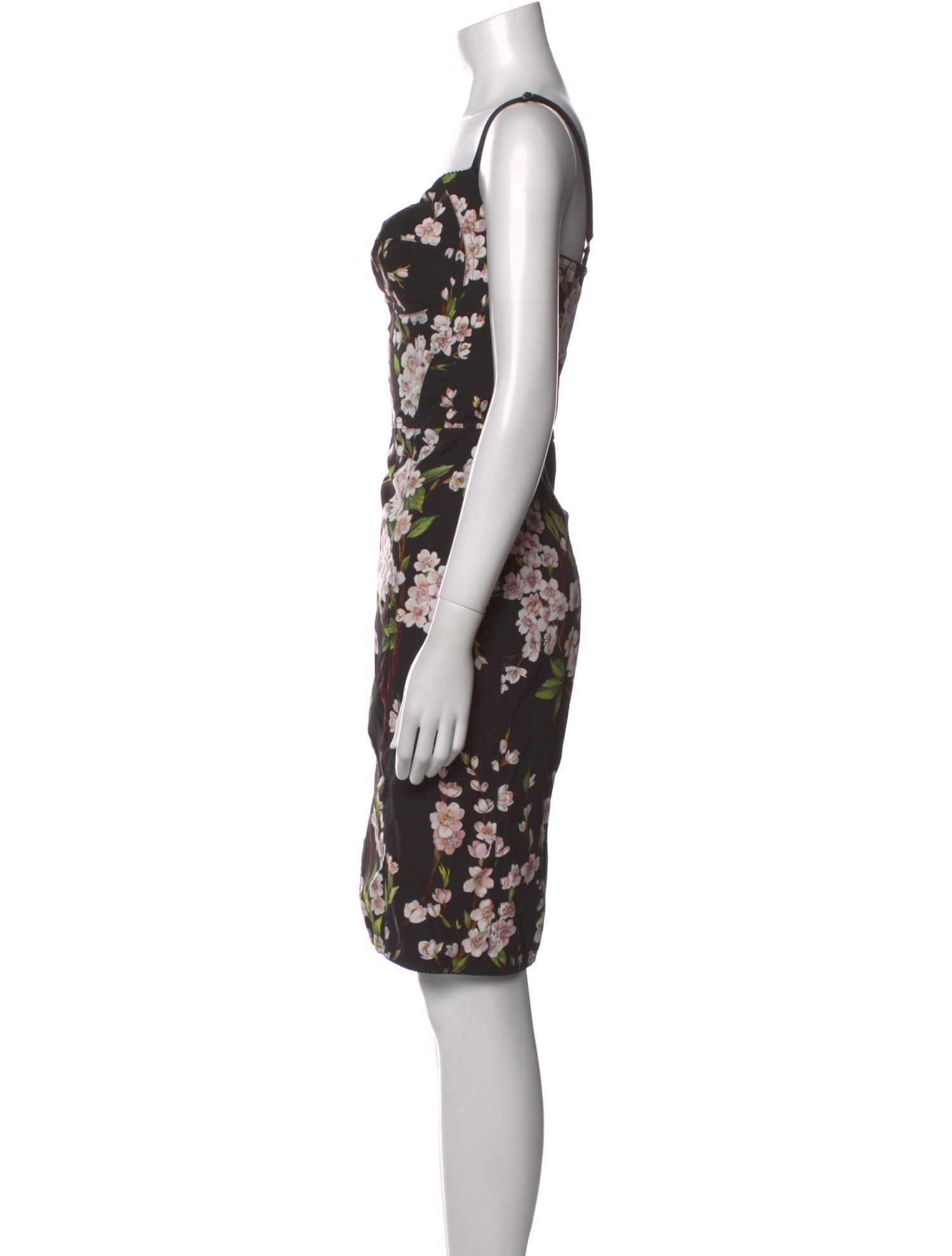 Dolce & Gabbana Floral Print Knee-Length Dress w/ Tags