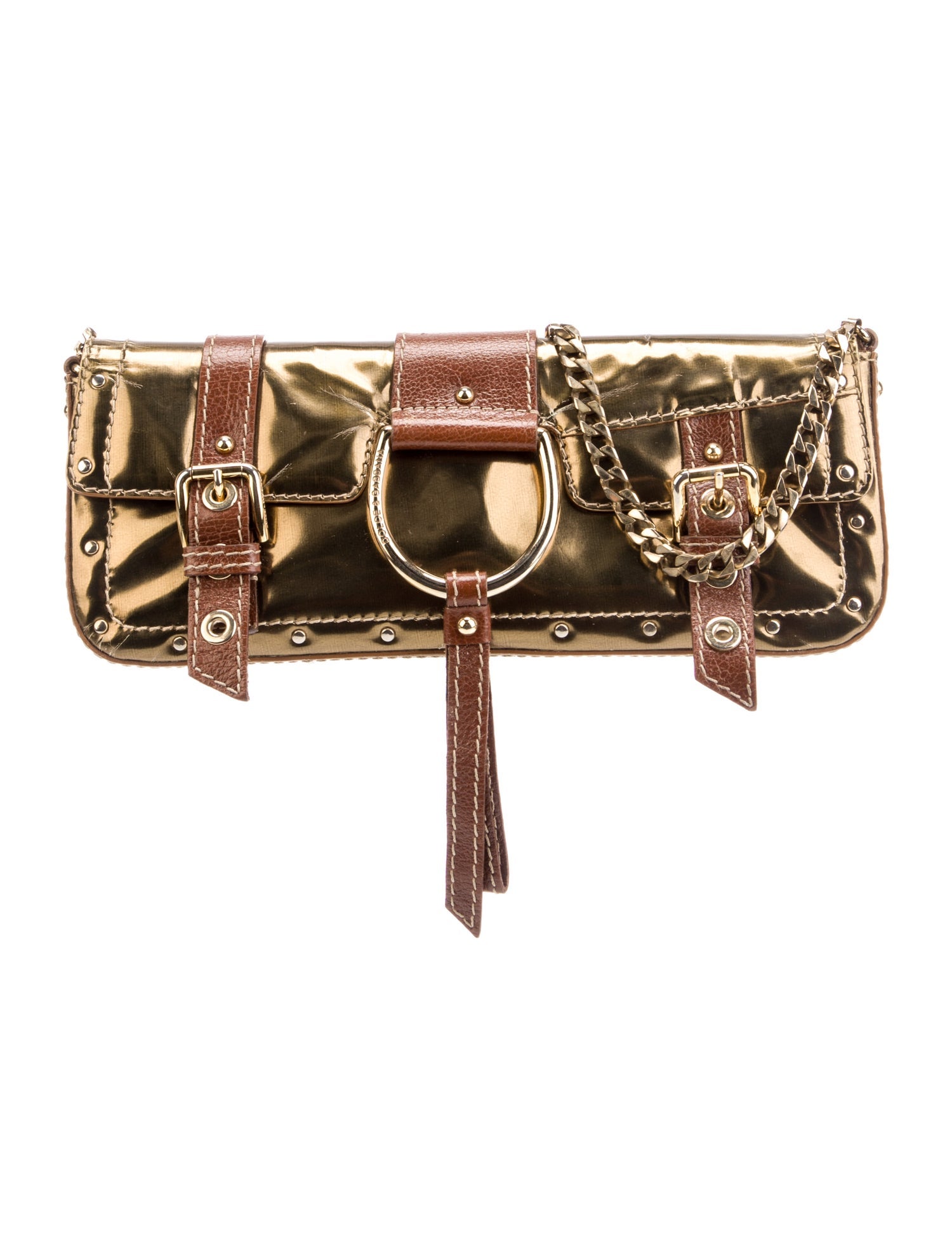 Dolce & Gabbana Leather Shoulder Bag Vintage