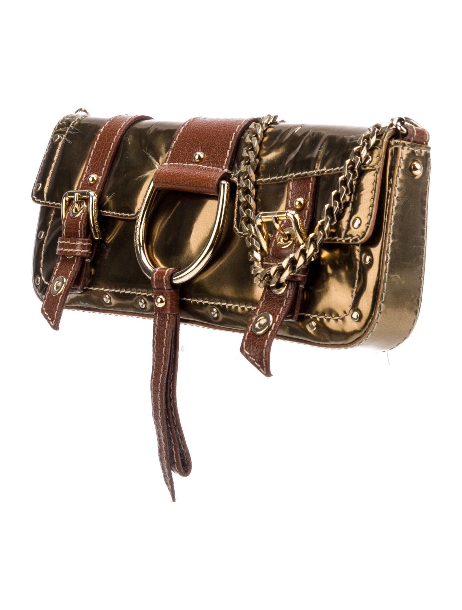 Dolce & Gabbana Leather Shoulder Bag Vintage