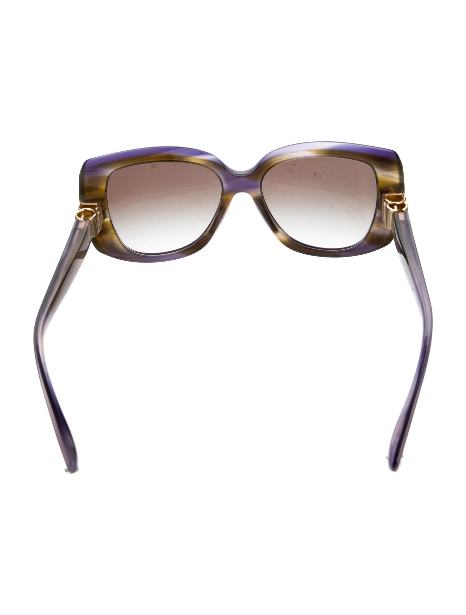 Dolce & Gabbana Oversize Gradient Sunglasses