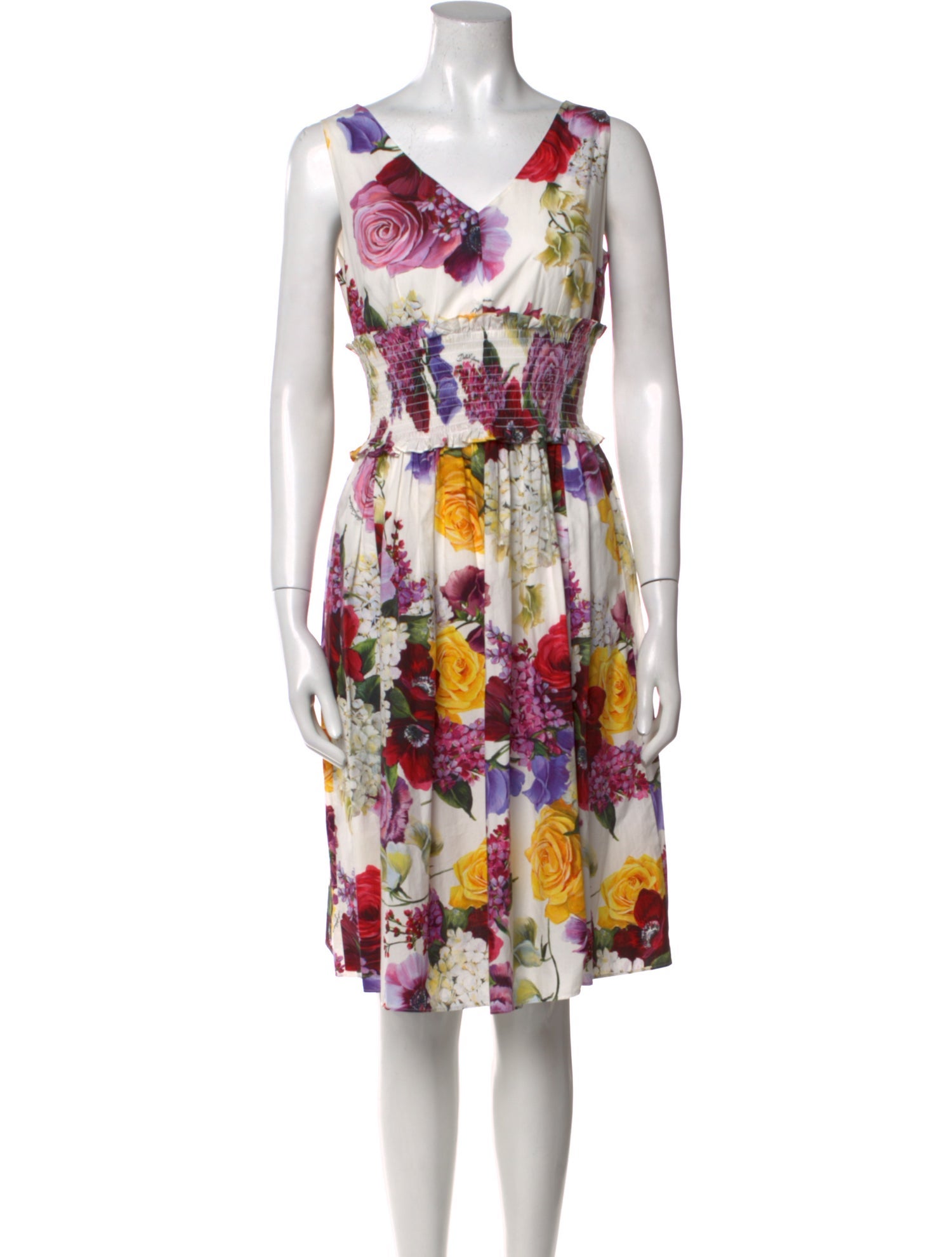 Dolce & Gabbana Floral Print Mini Dress