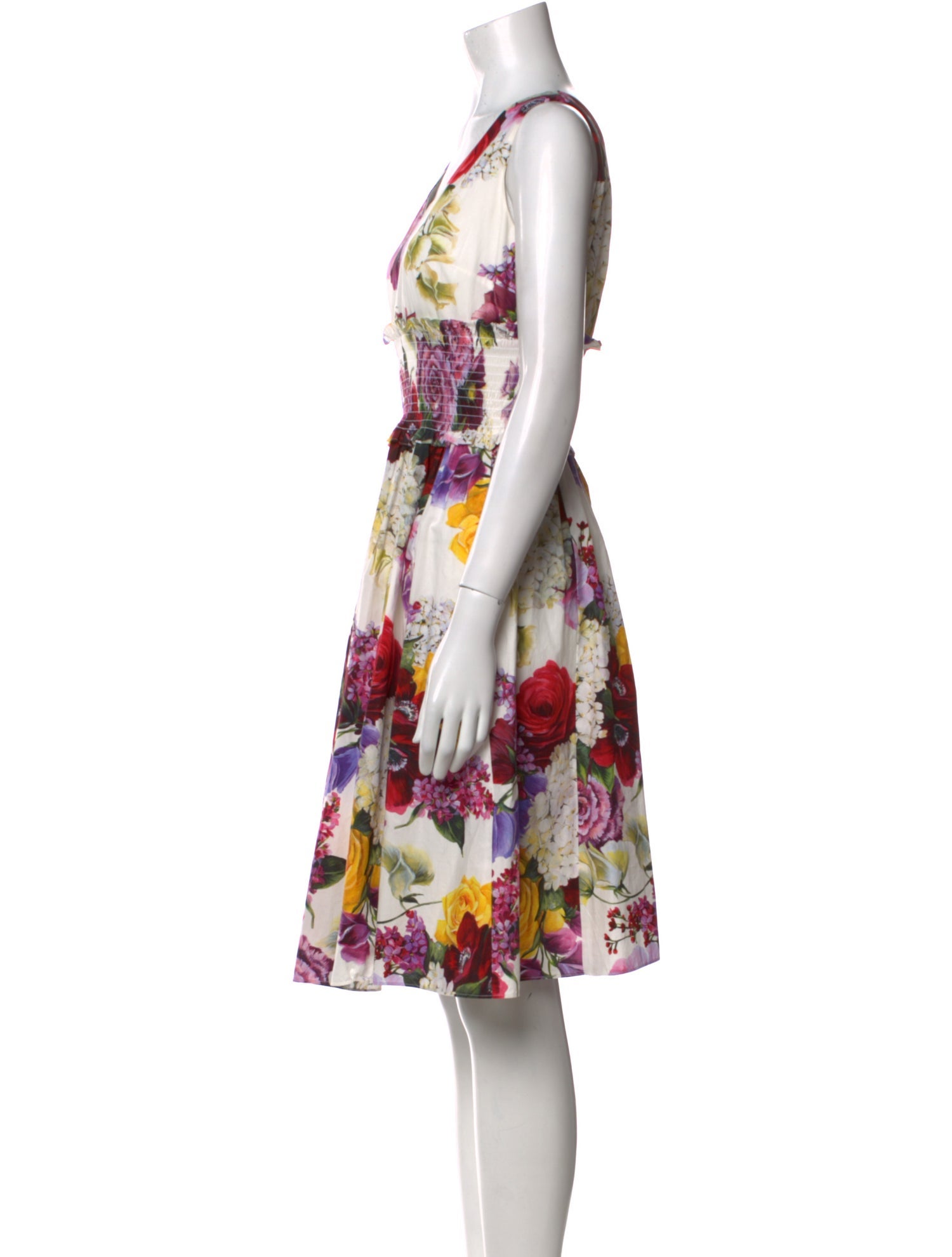 Dolce & Gabbana Floral Print Mini Dress