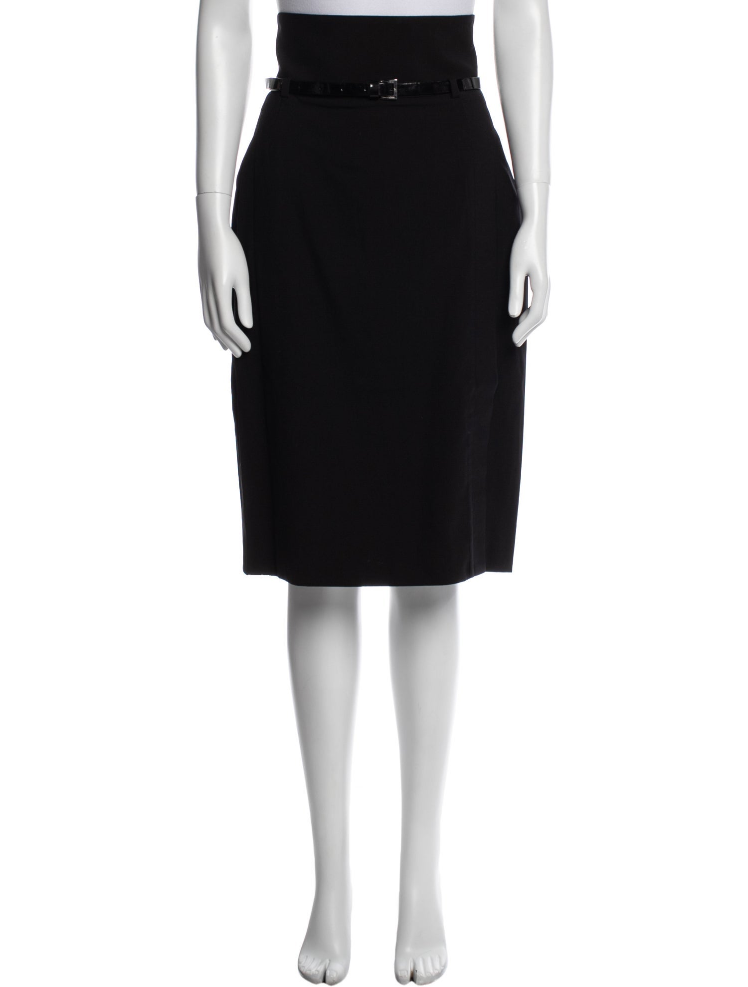 Dolce & Gabbana Virgin Wool Knee-Length Skirt