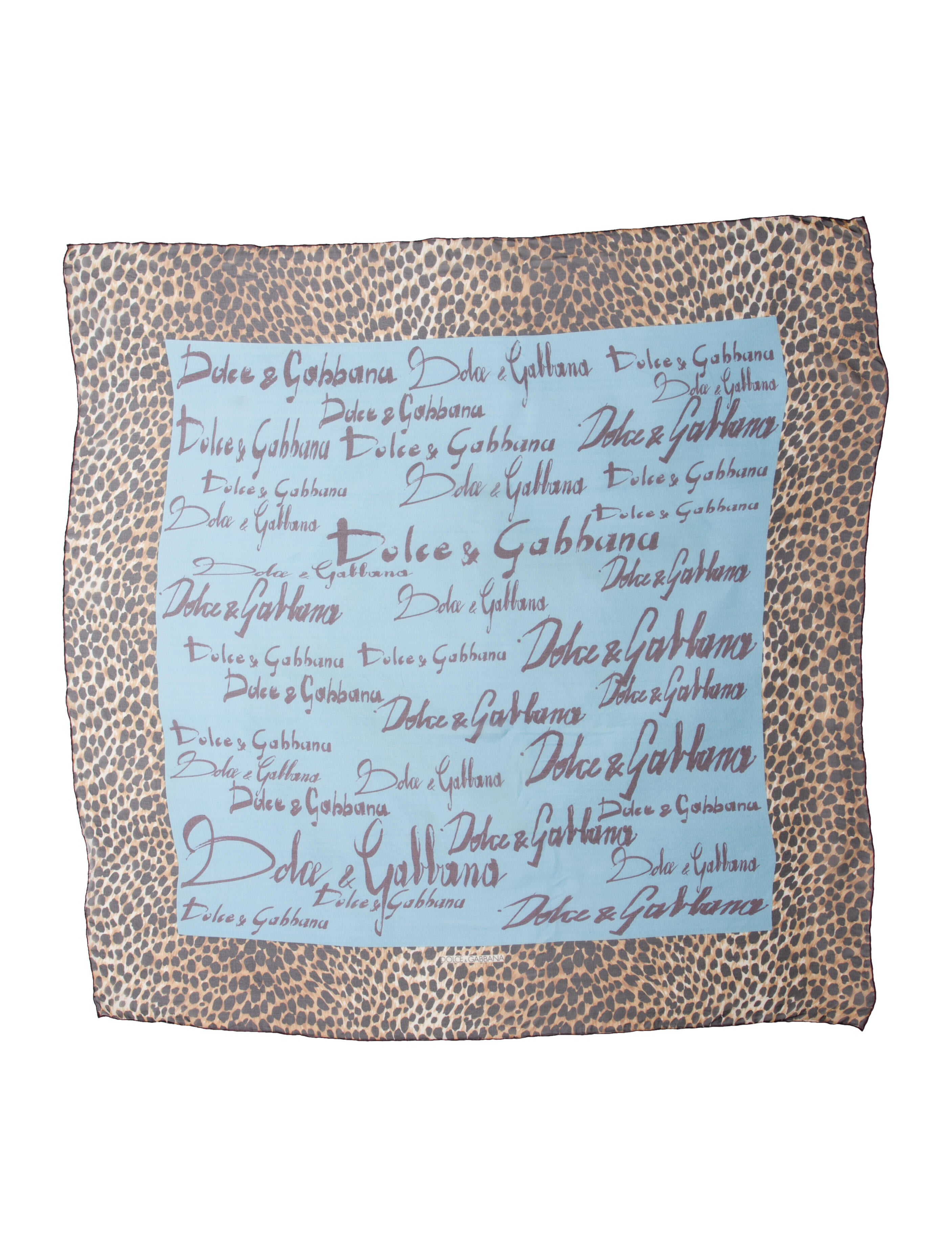 Dolce & Gabbana Animal Print Scarf