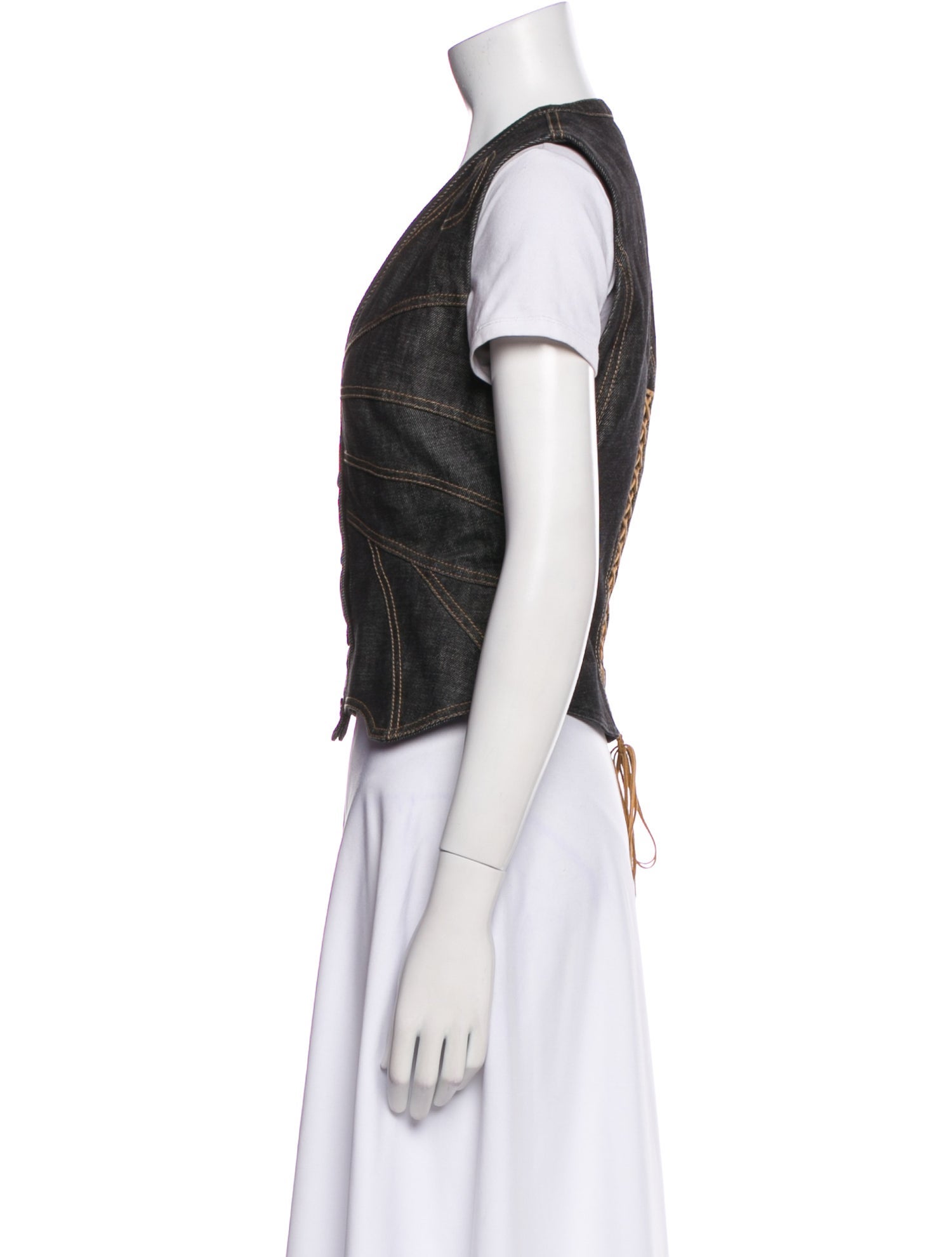 Dolce & Gabbana Plaid Print Vest