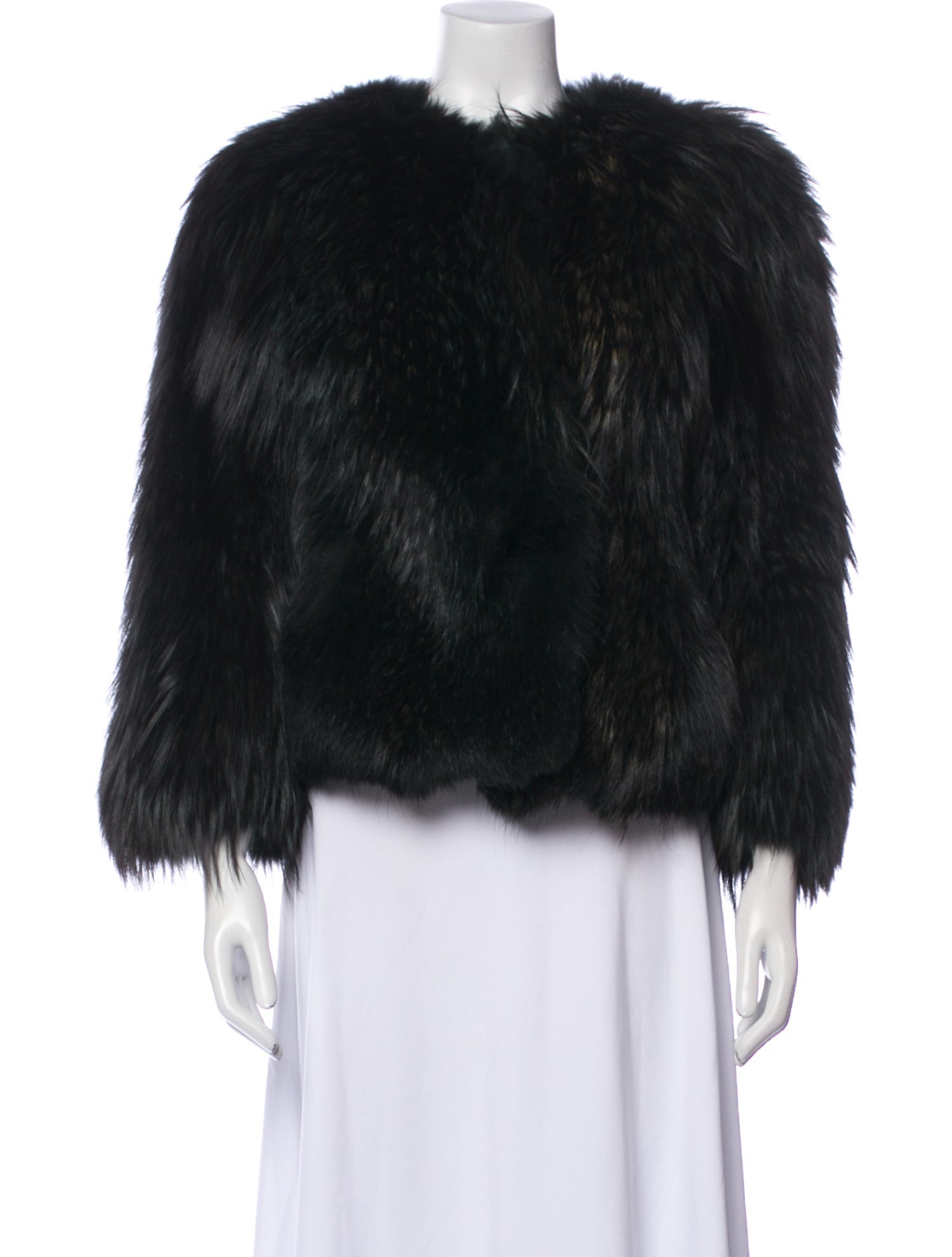 Dolce & Gabbana Faux Fur Jacket