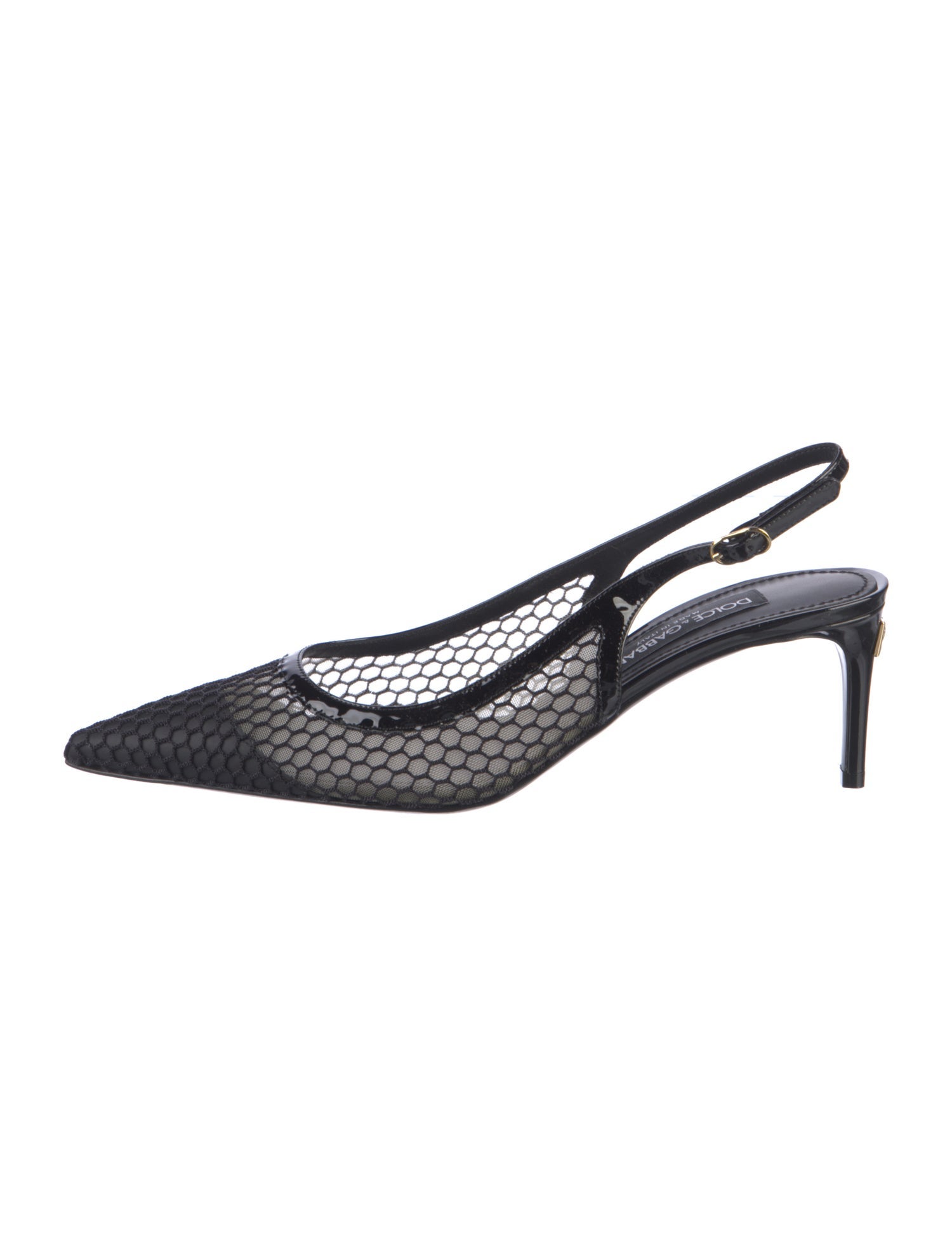 Dolce & Gabbana Mesh Slingback Pumps