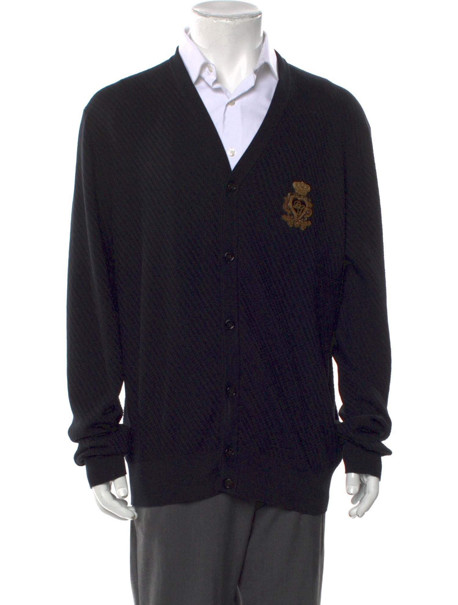 Dolce & Gabbana V-Neck Long Sleeve Cardigan