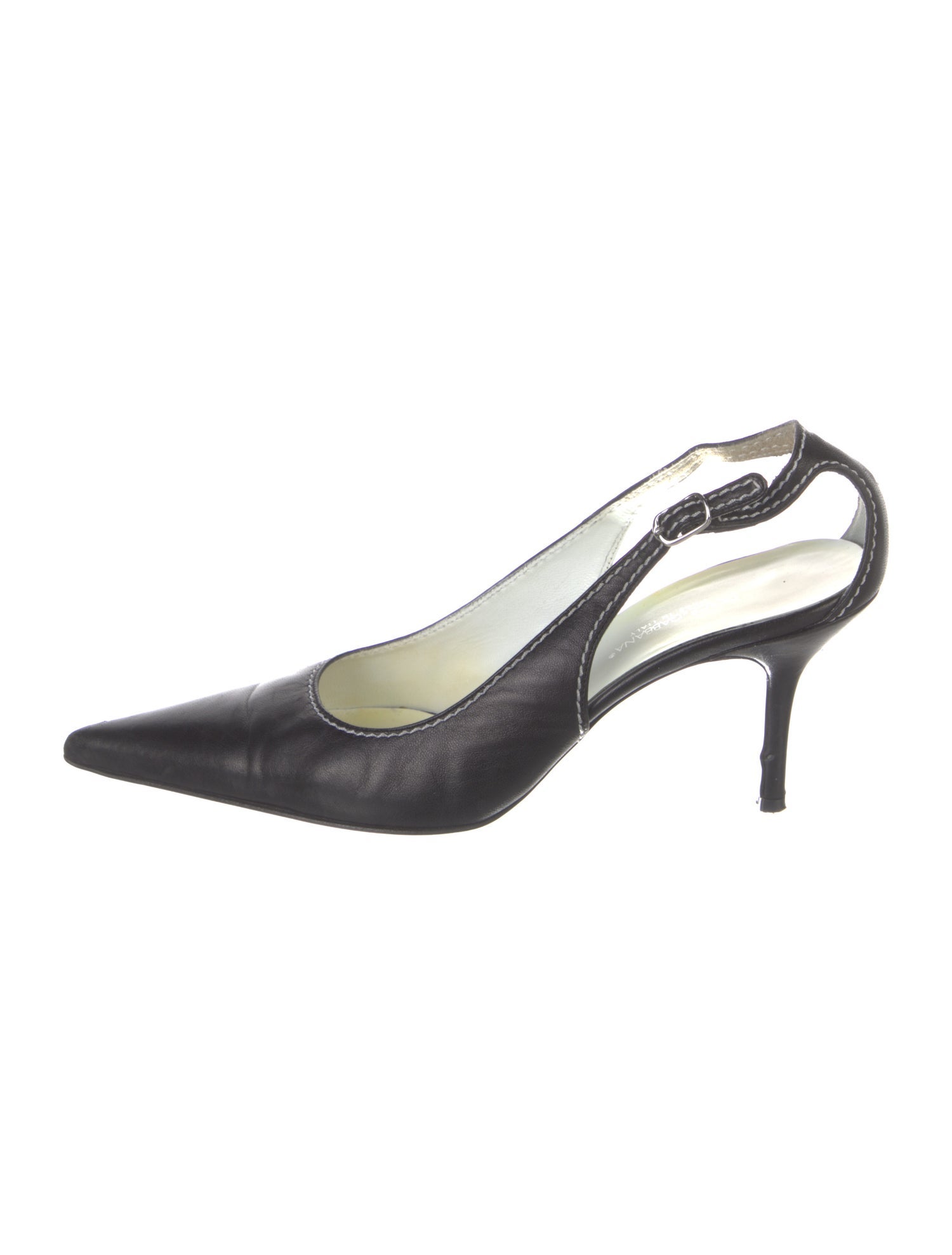 Dolce & Gabbana Leather Slingback Pumps