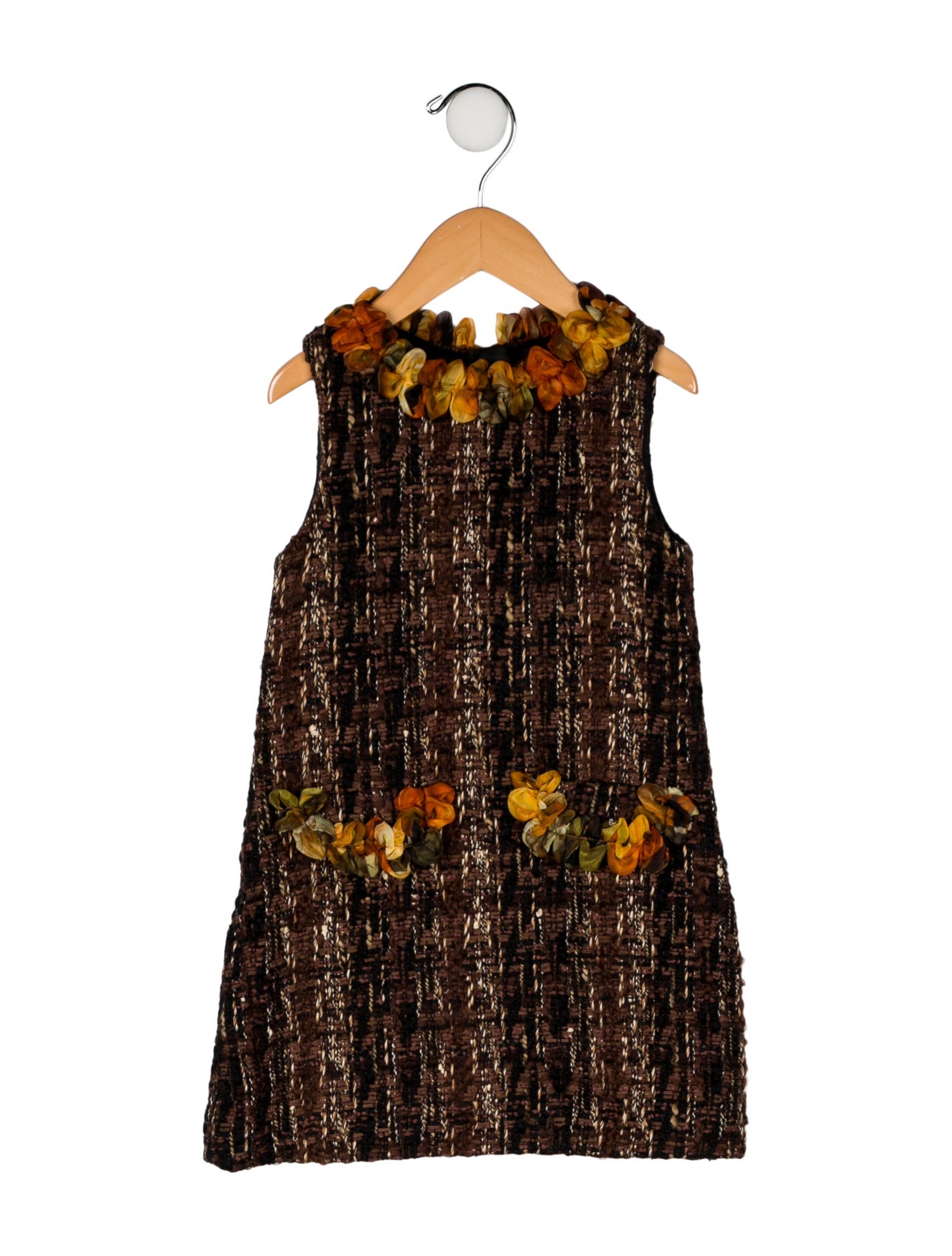 Dolce & Gabbana Toddler Girls' Tweed Sleeveless Dress w/Tags