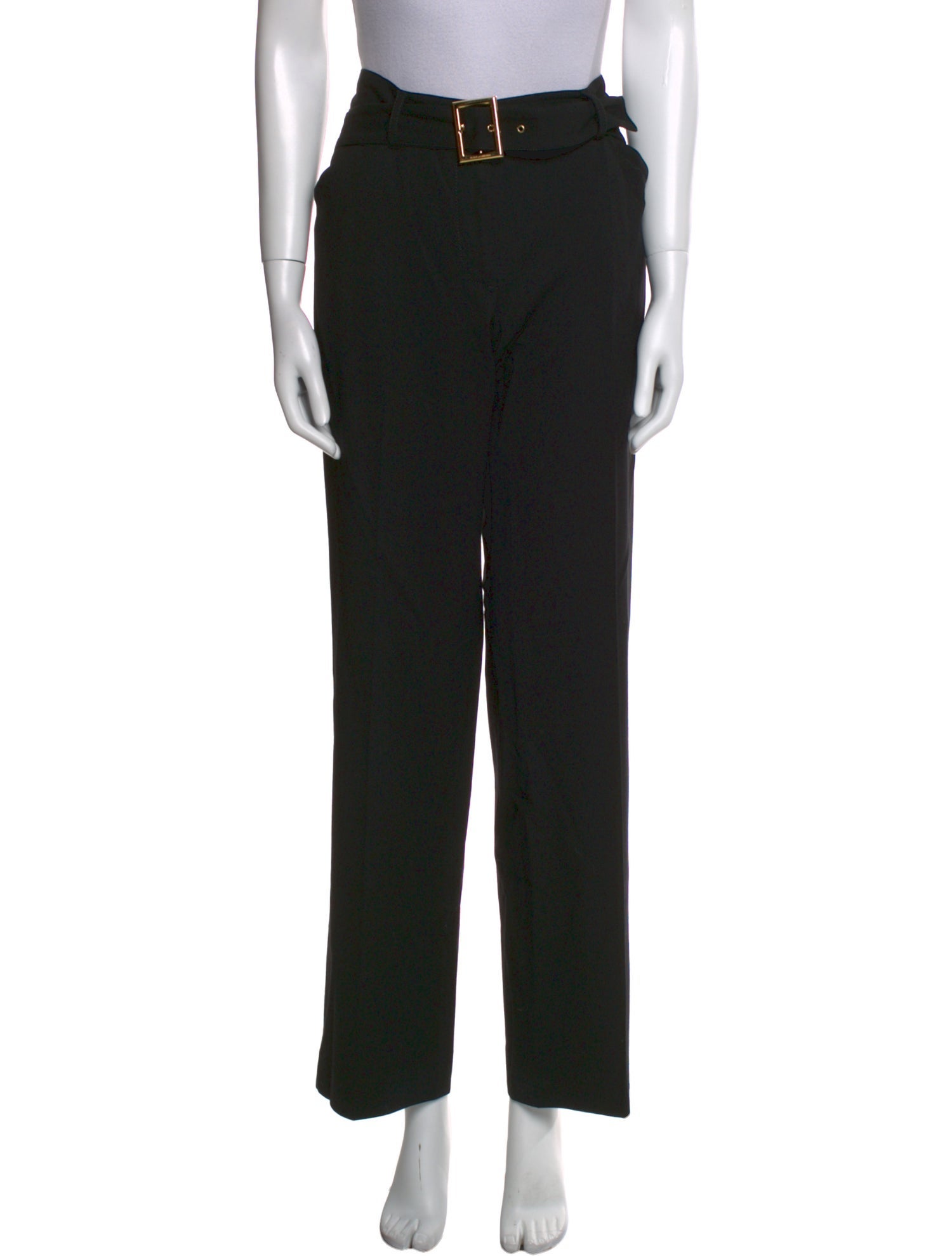 Dolce & Gabbana Virgin Wool Wide Leg Pants