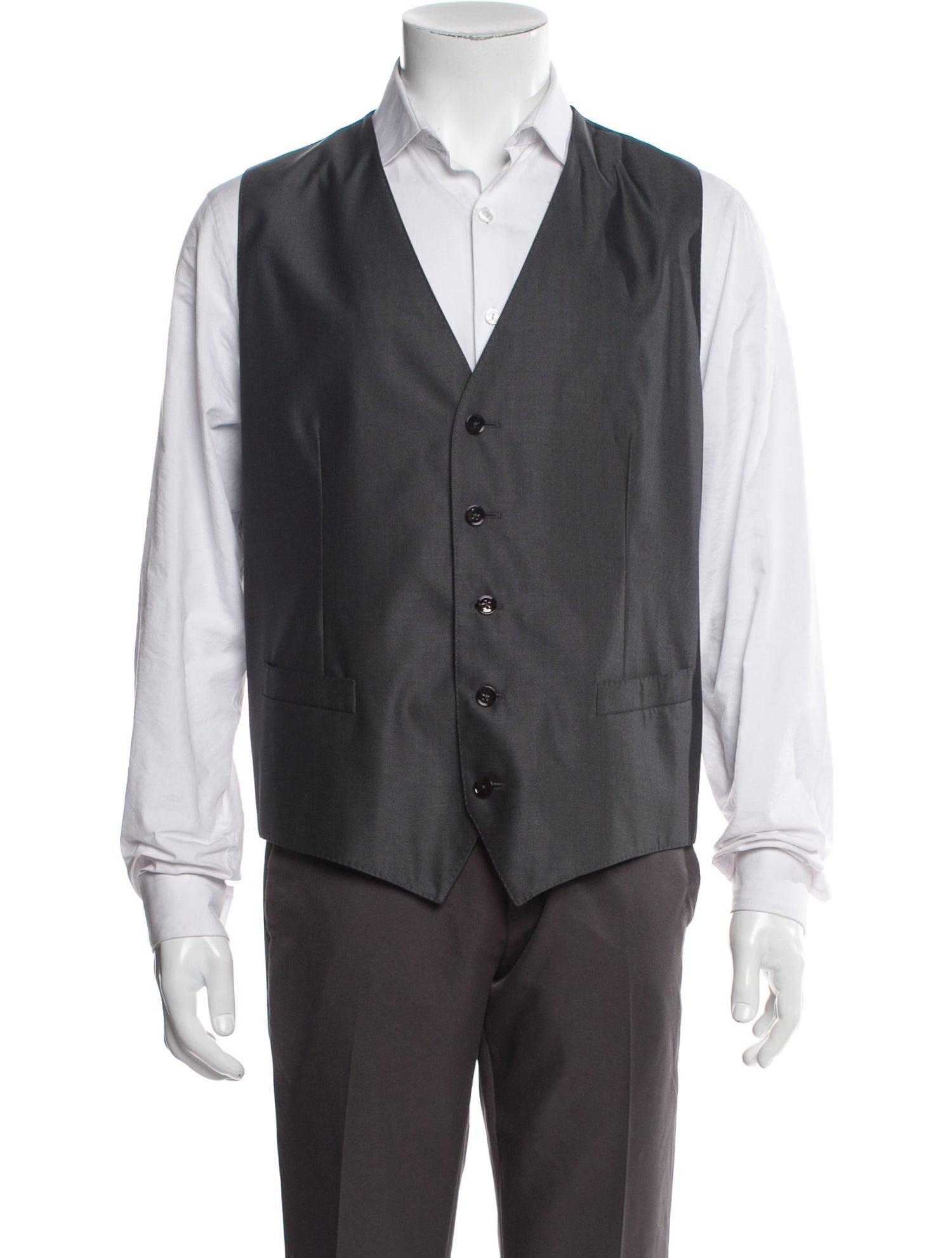 Dolce & Gabbana Virgin Wool Suit Vest