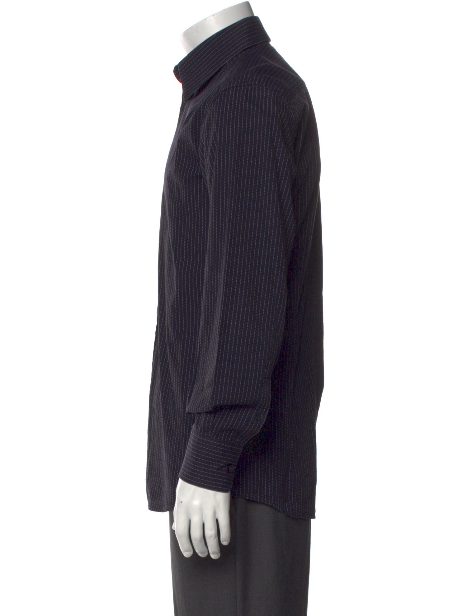 Dolce & Gabbana Striped Long Sleeve Dress Shirt