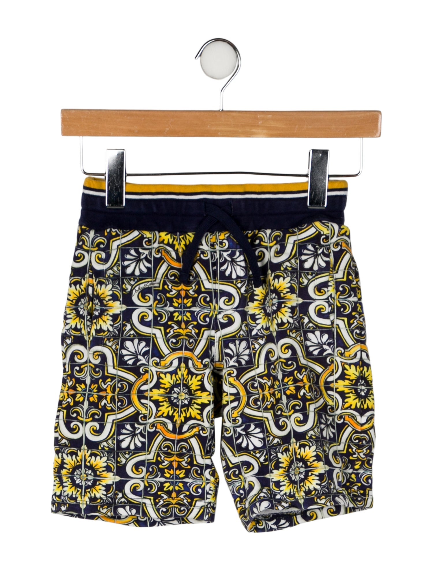 Dolce & Gabbana Boys' Patterned Printed Jogger Shorts