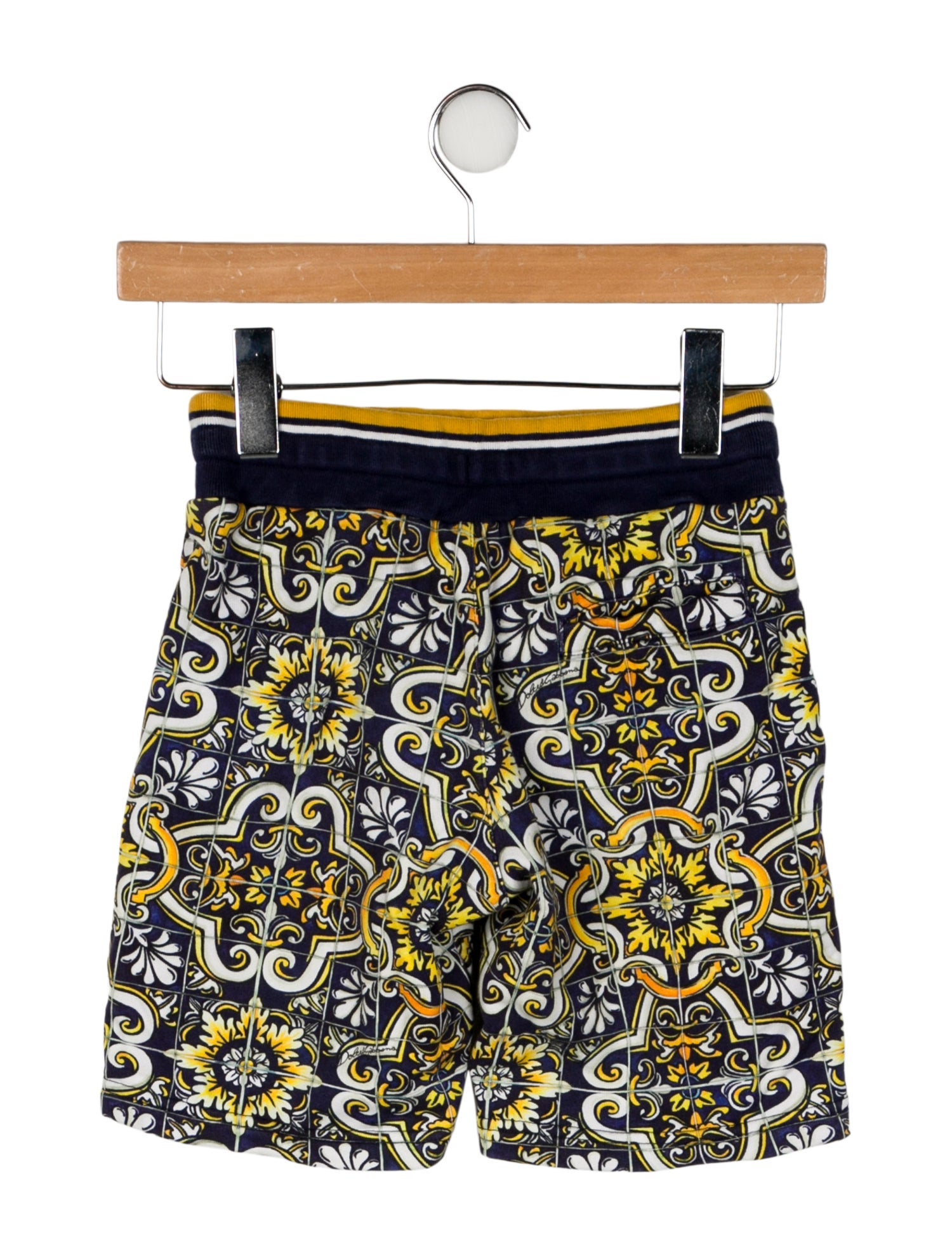 Dolce & Gabbana Boys' Patterned Printed Jogger Shorts