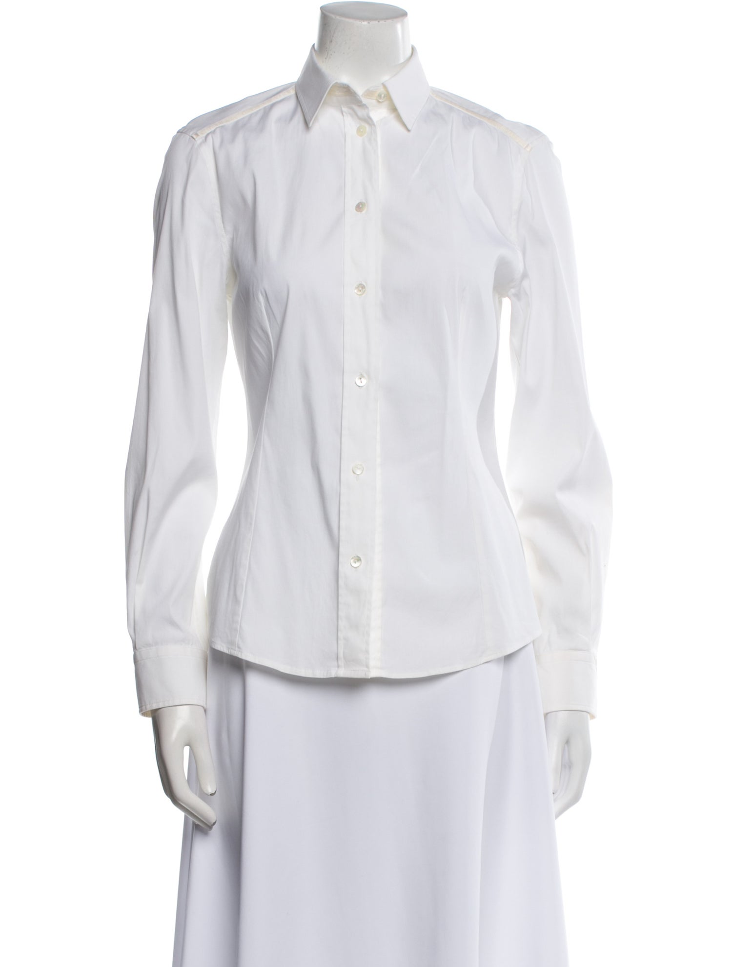 Dolce & Gabbana Long Sleeve Button-Up Top