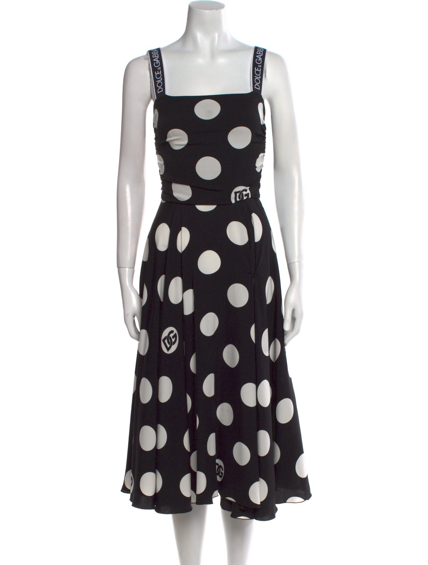 Dolce & Gabbana Silk Midi Length Dress