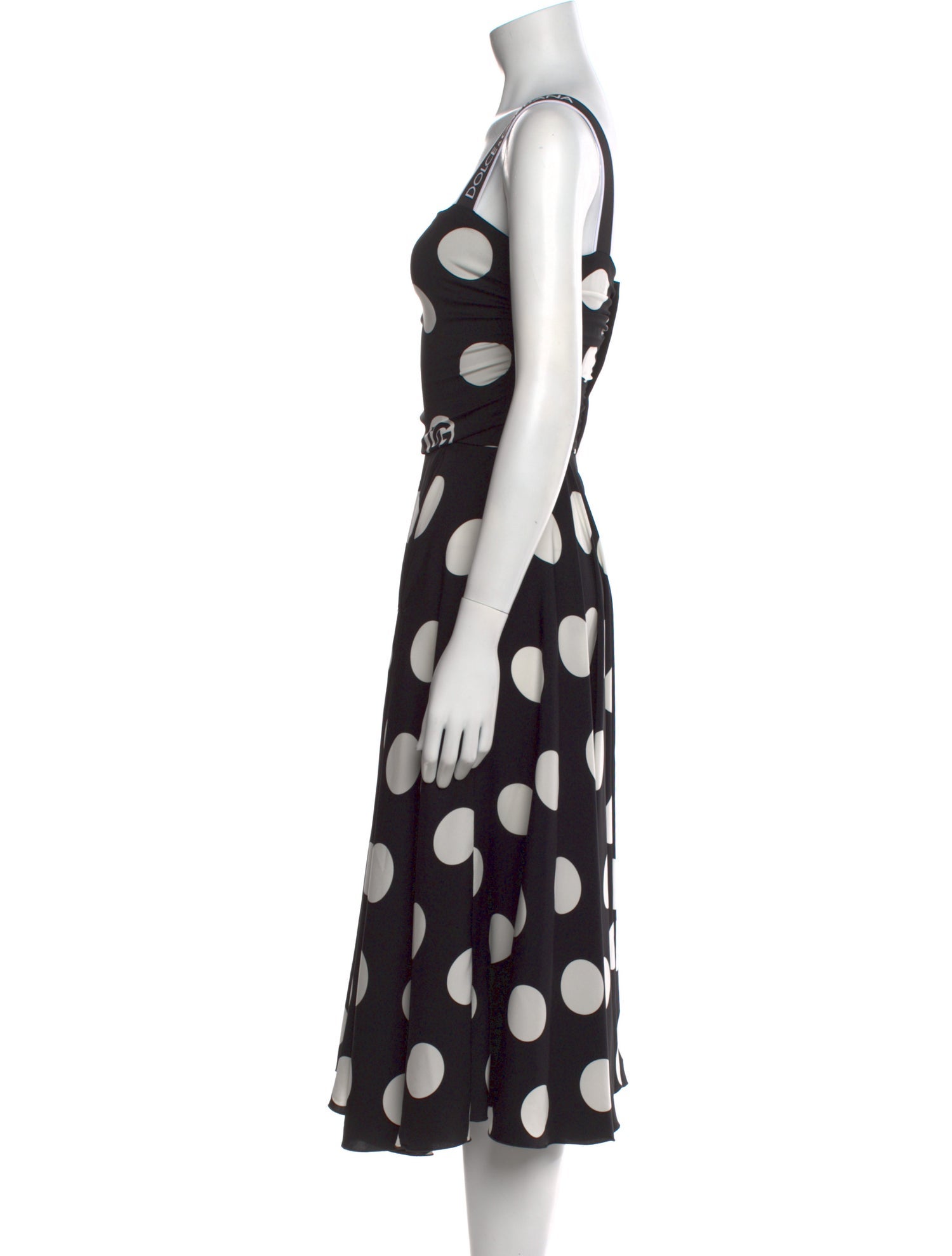 Dolce & Gabbana Silk Midi Length Dress