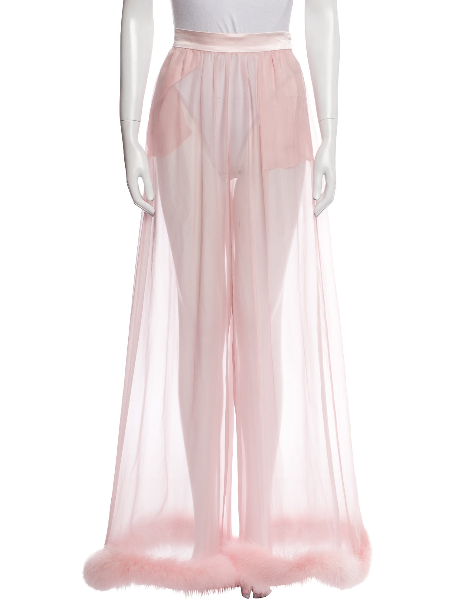 Dolce & Gabbana Silk Wide Leg Pants