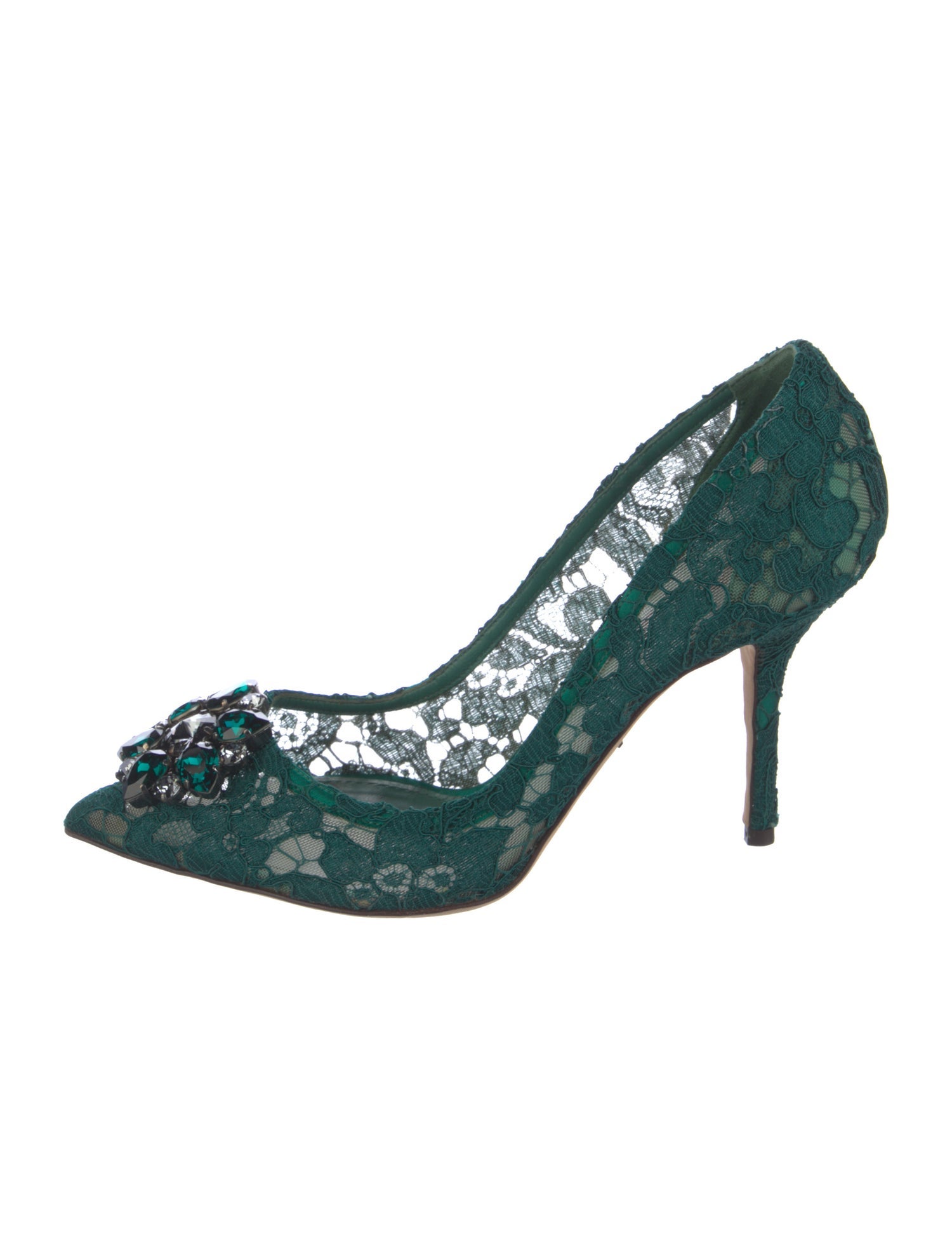 Dolce & Gabbana Lace Lace Pattern Pumps