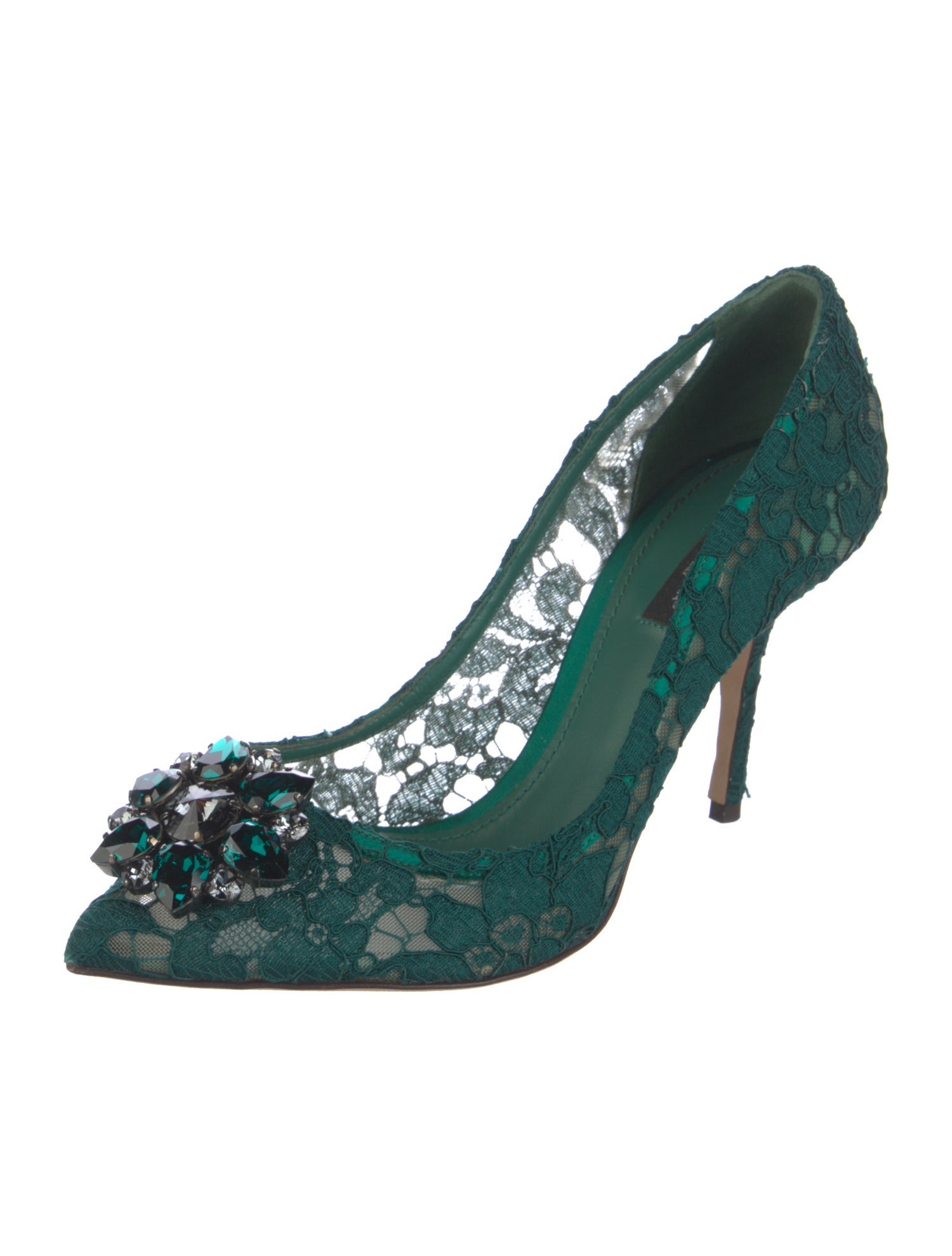 Dolce & Gabbana Lace Lace Pattern Pumps