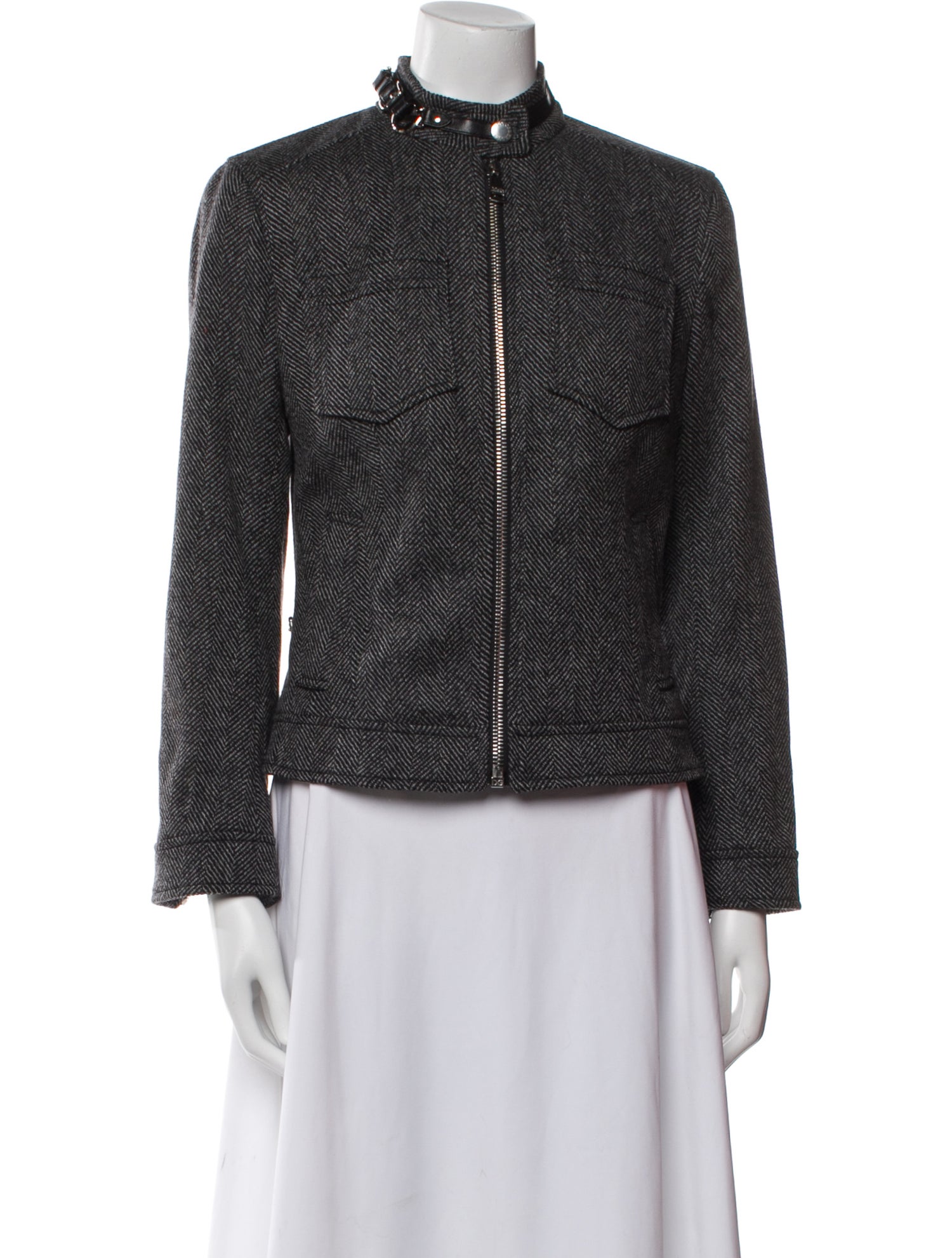 Dolce & Gabbana Virgin Wool Tweed Pattern Evening Jacket