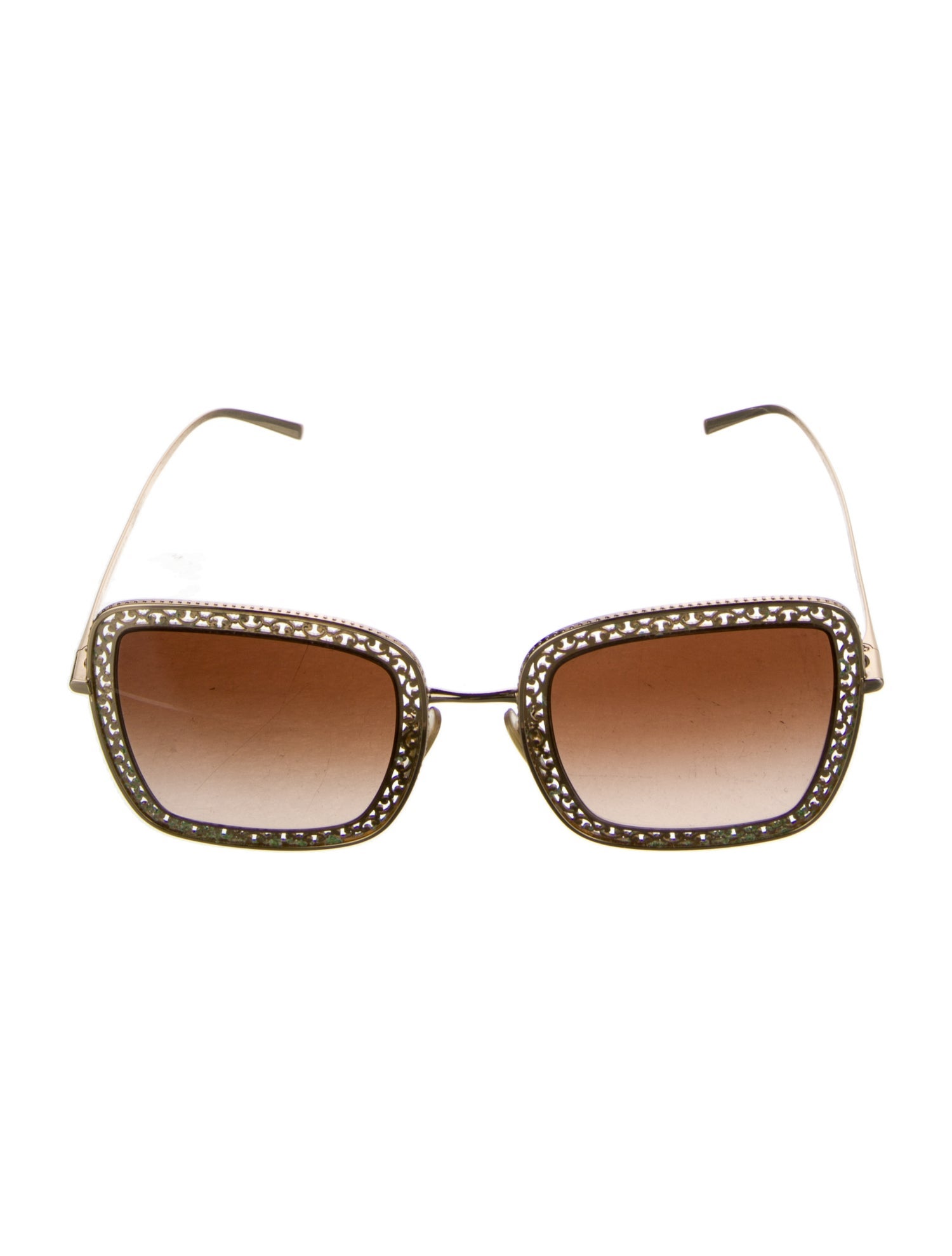 Dolce & Gabbana Square Gradient Sunglasses