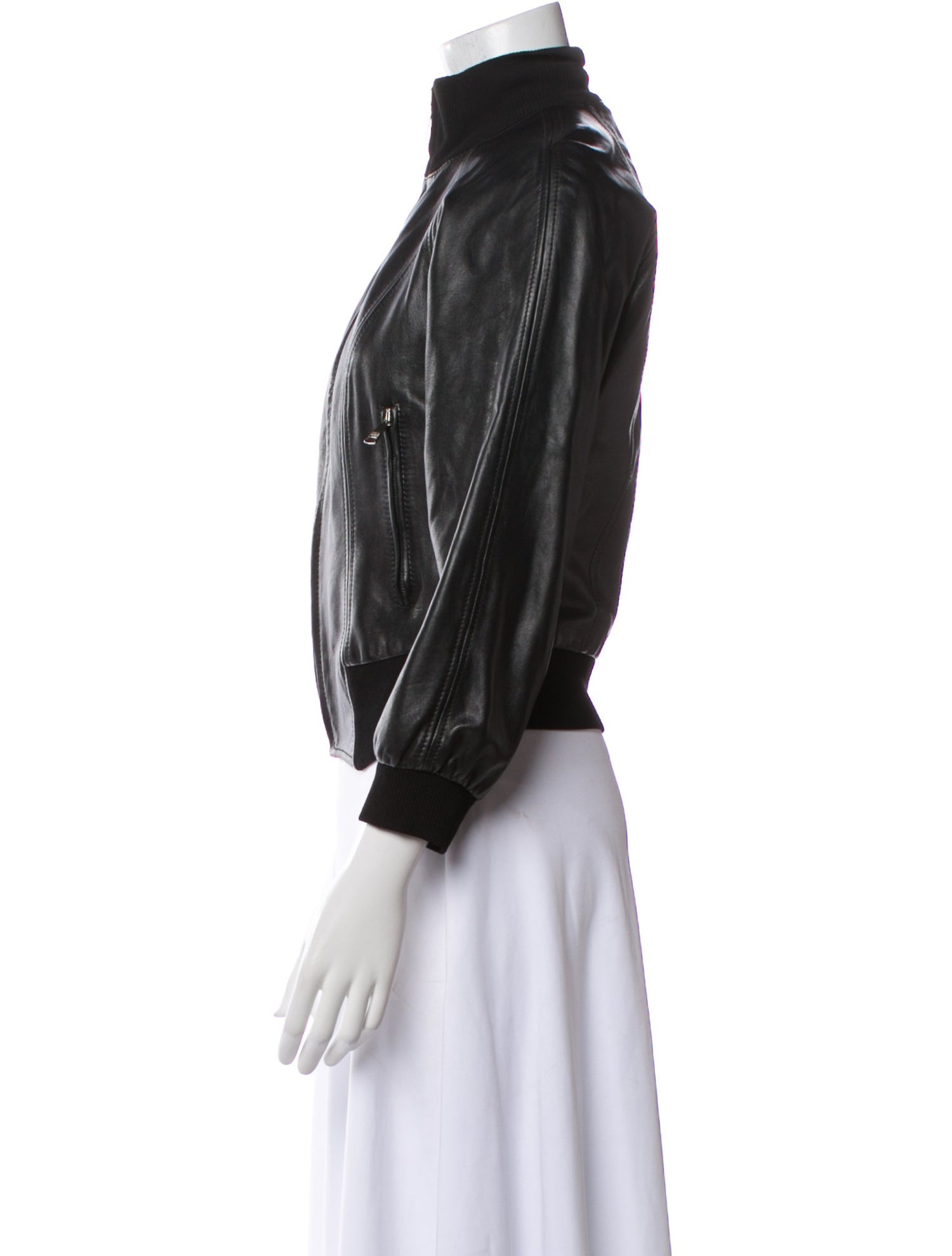 Dolce & Gabbana Lambskin Bomber Jacket