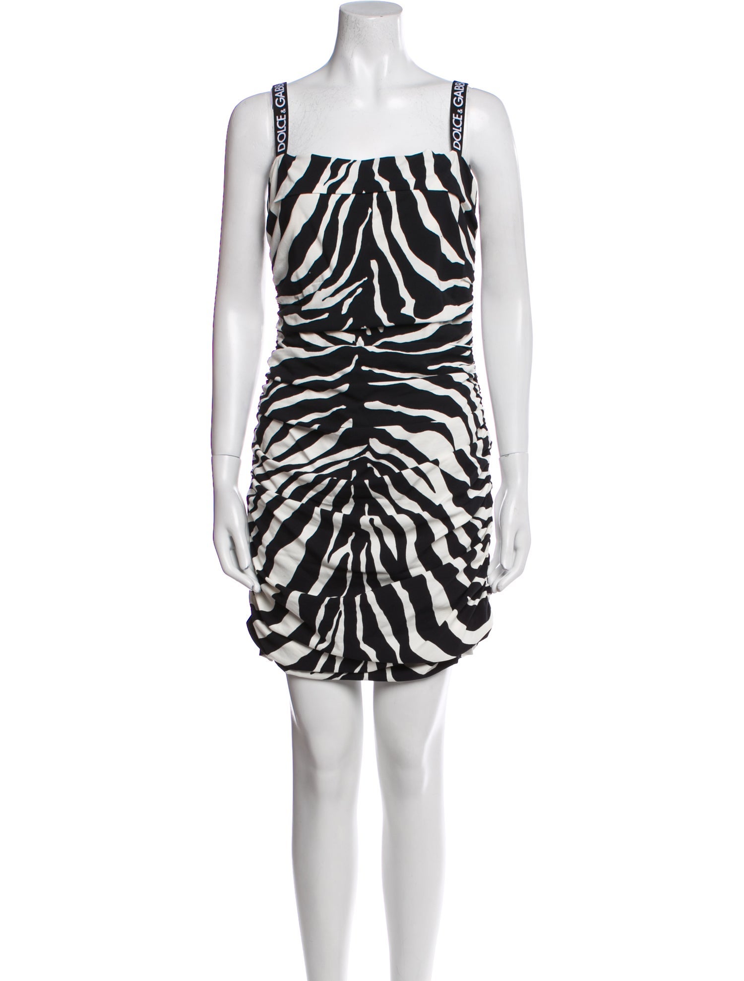 Dolce & Gabbana Silk Knee-Length Dress