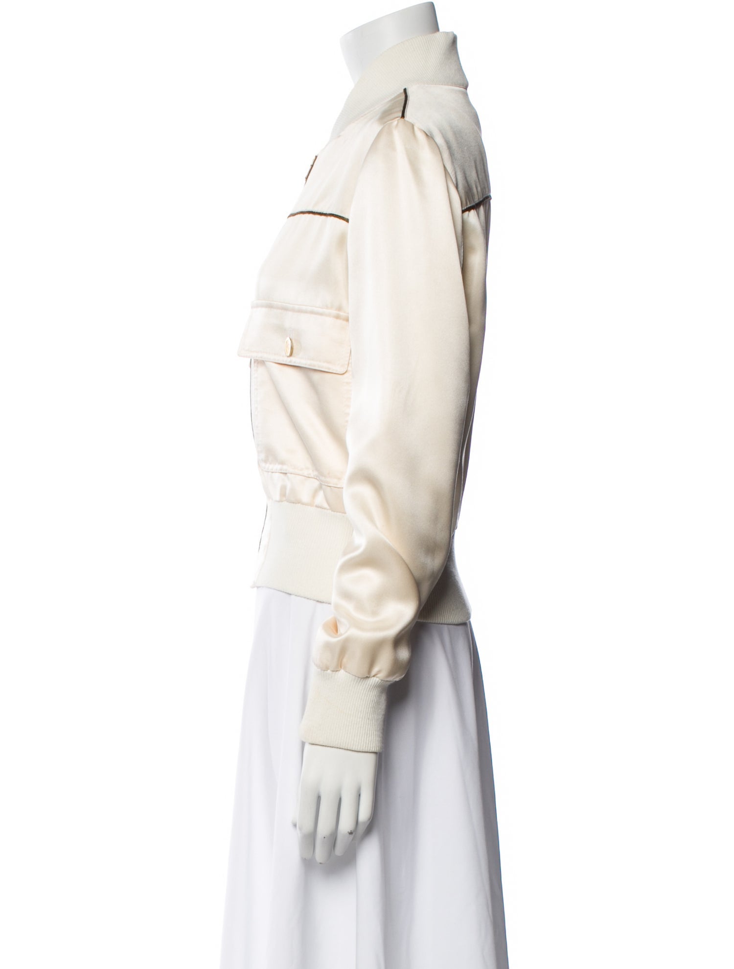 Dolce & Gabbana Silk Bomber Jacket