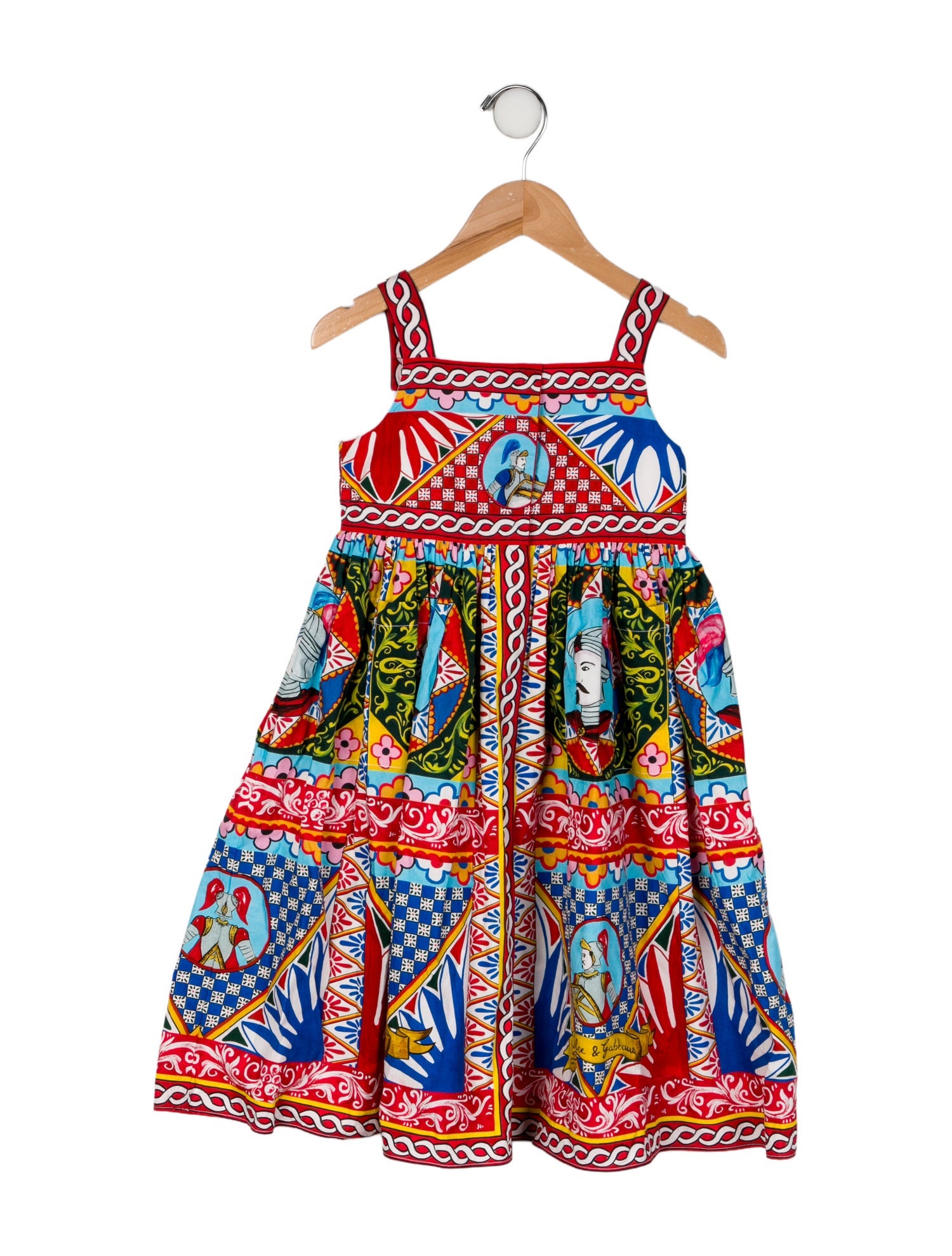 Dolce & Gabbana Toddler Girls' Pattern Printed Sleeveless Dress