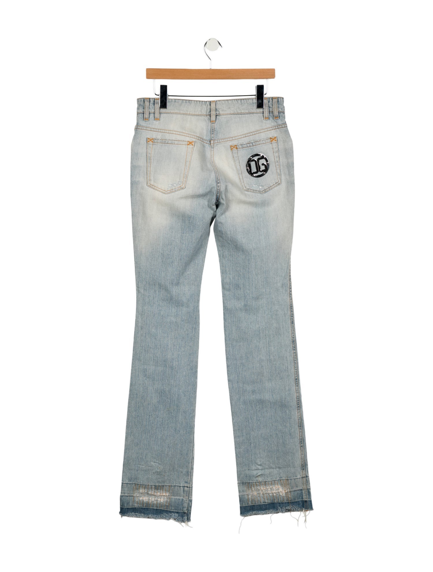 Dolce & Gabbana Mid-Rise Wide Leg Jeans