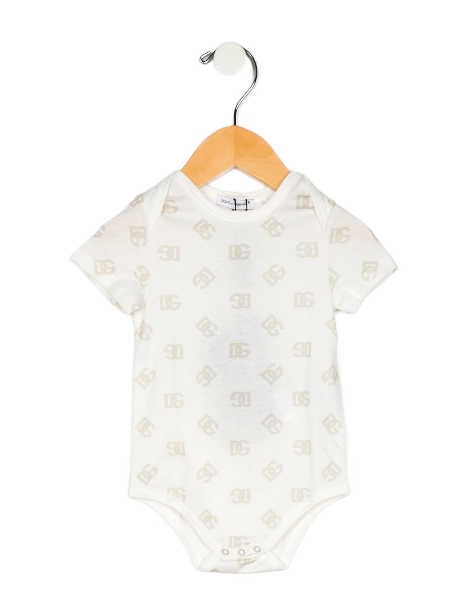 Dolce & Gabbana Infant Boys' Short Sleeve Patterned Onesie w/Tags