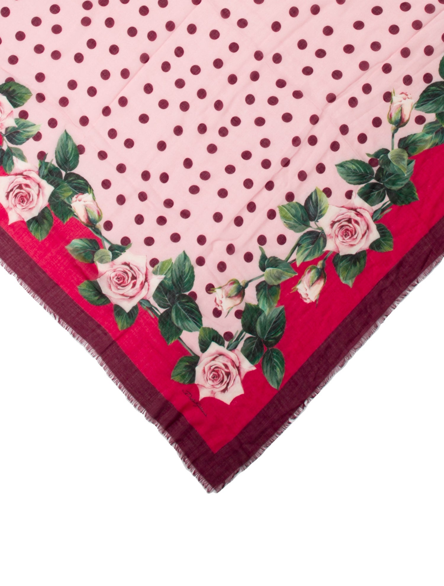 Dolce & Gabbana Cashmere Printed Scarf