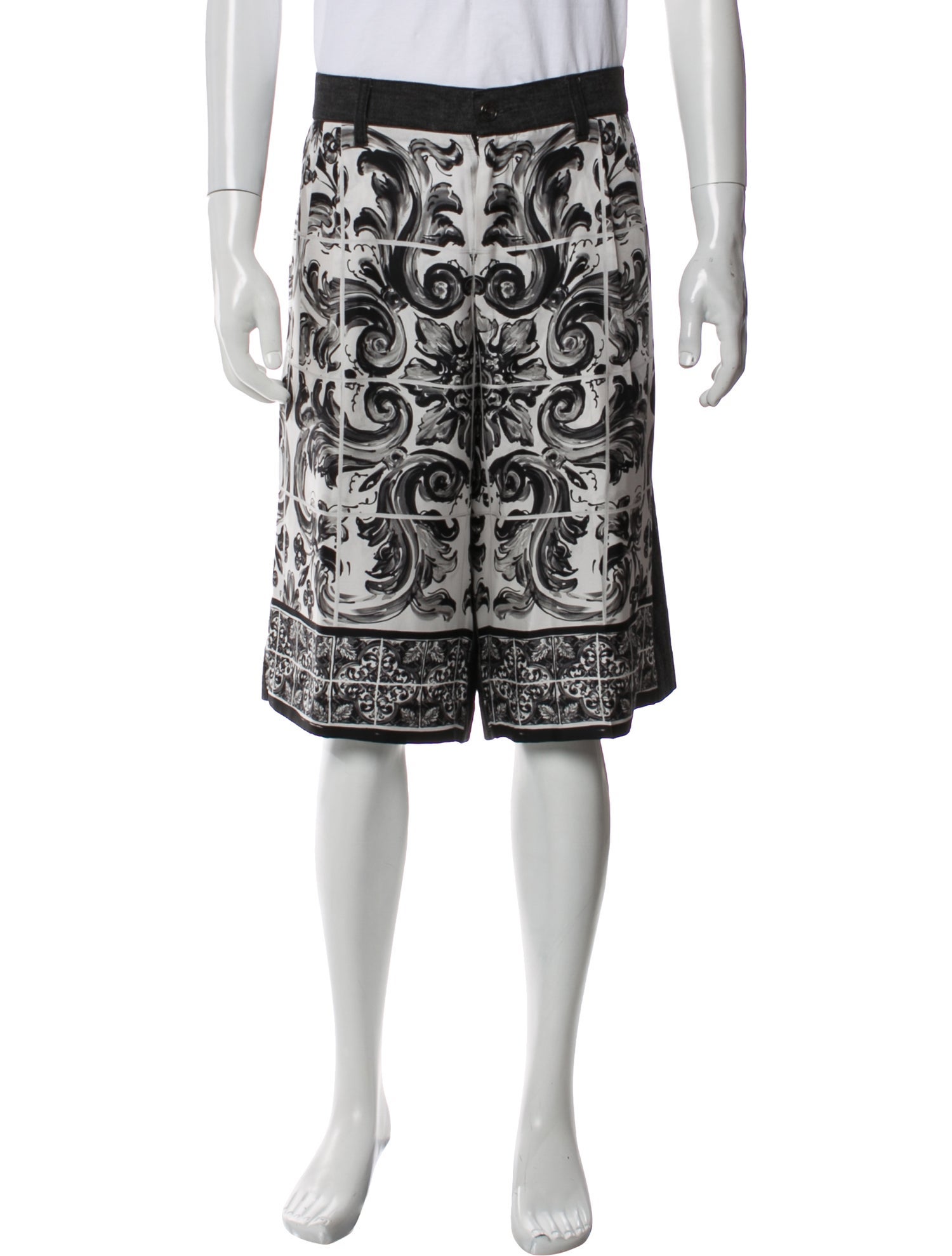 Dolce & Gabbana Printed Jogger Shorts