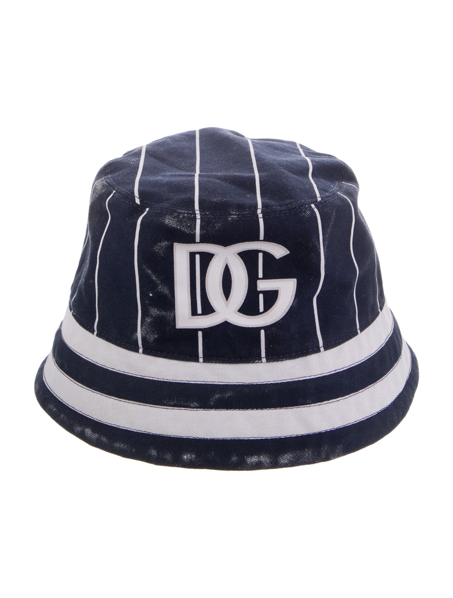 Dolce & Gabbana Blue patterned bucket hat.