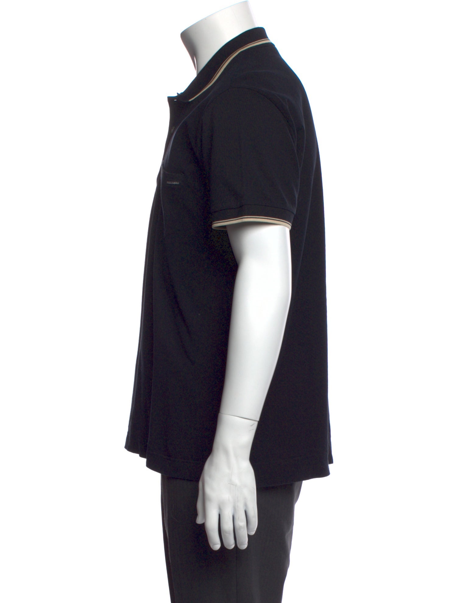 Dolce & Gabbana Crew Neck Short Sleeve Polo Shirt