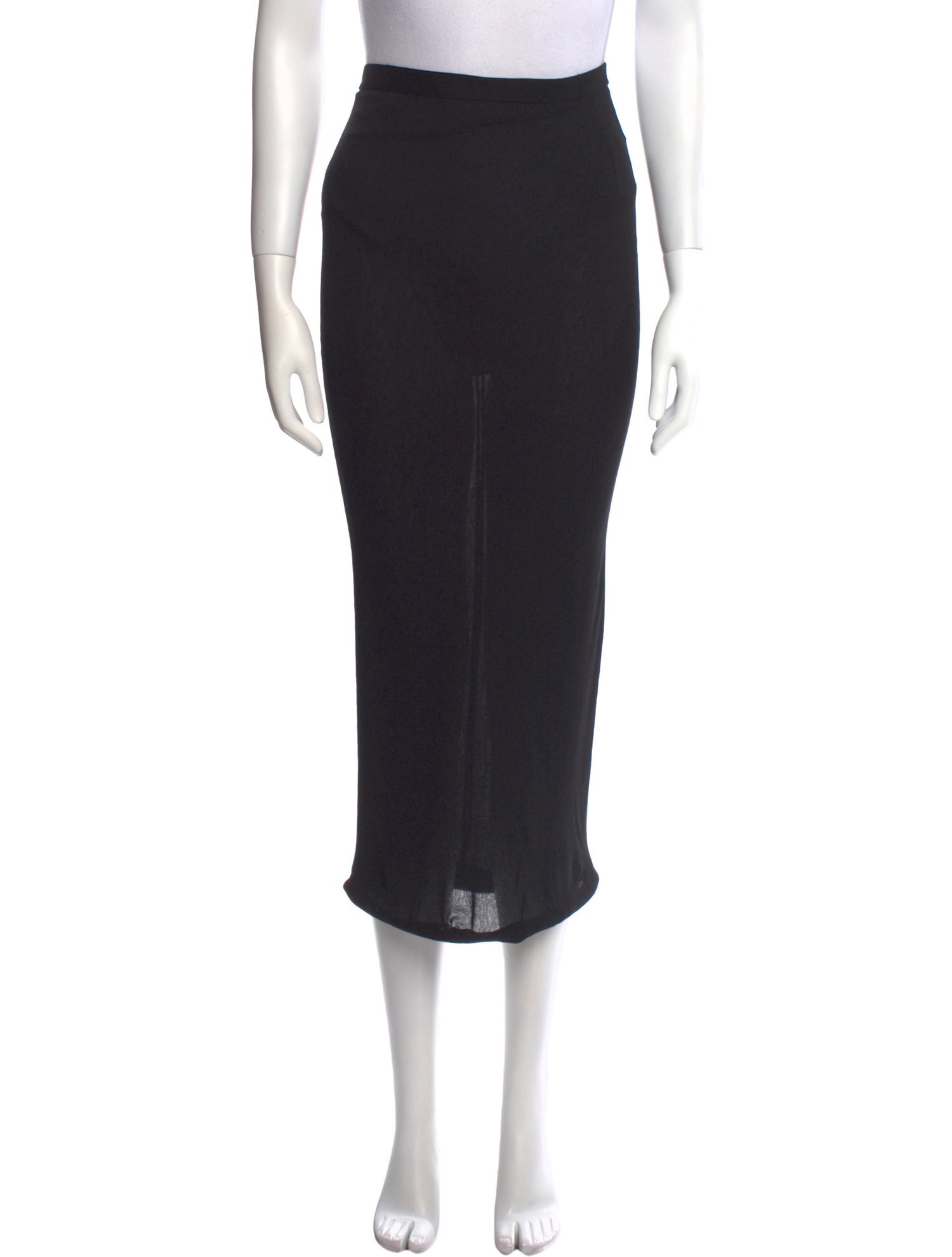 Dolce & Gabbana Grosgrain Trim Midi Length Skirt