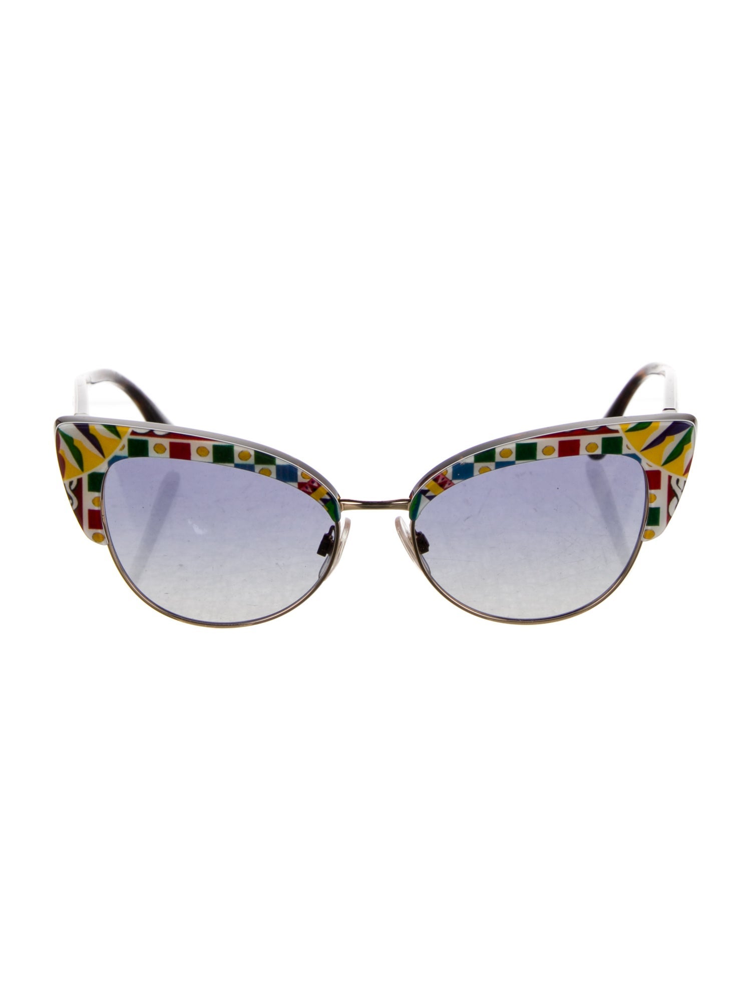 Dolce & Gabbana Cat-Eye Gradient Sunglasses