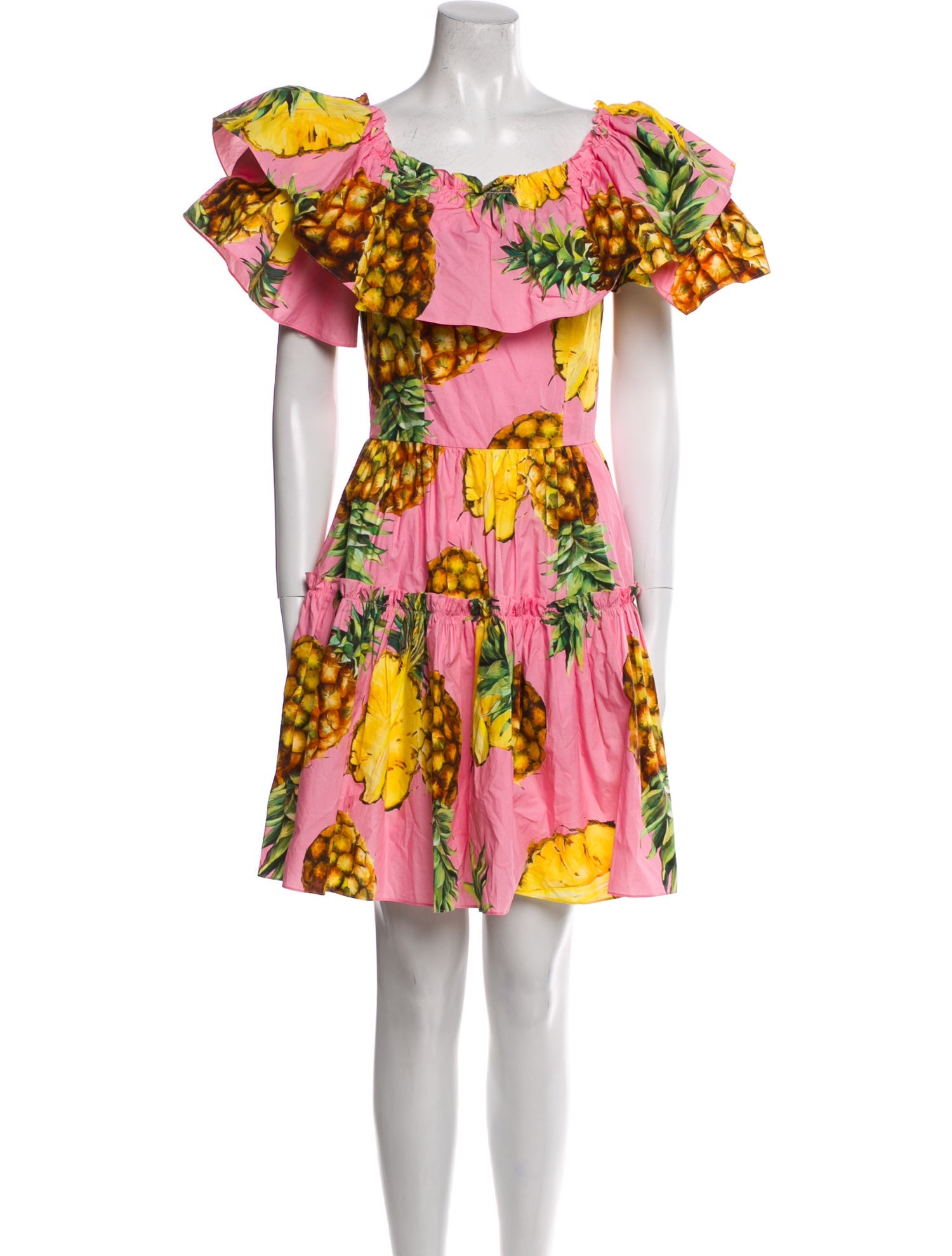 Dolce & Gabbana Floral Print Mini Dress