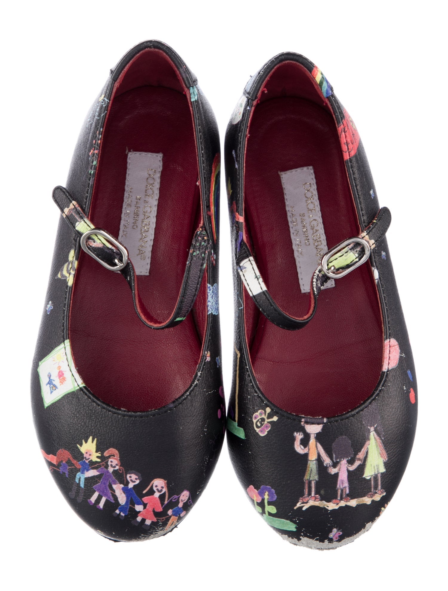 Dolce & Gabbana Toddler Girls' Pattern Print Flats