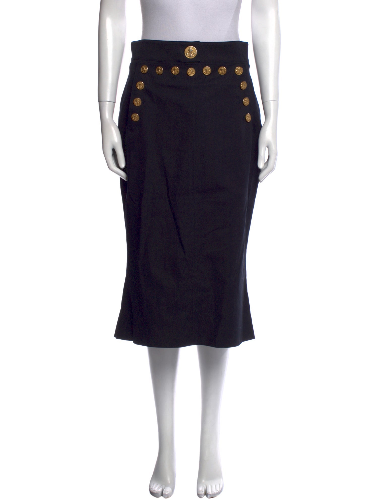 Dolce & Gabbana Lace Trim Embellishment Knee-Length Skirt