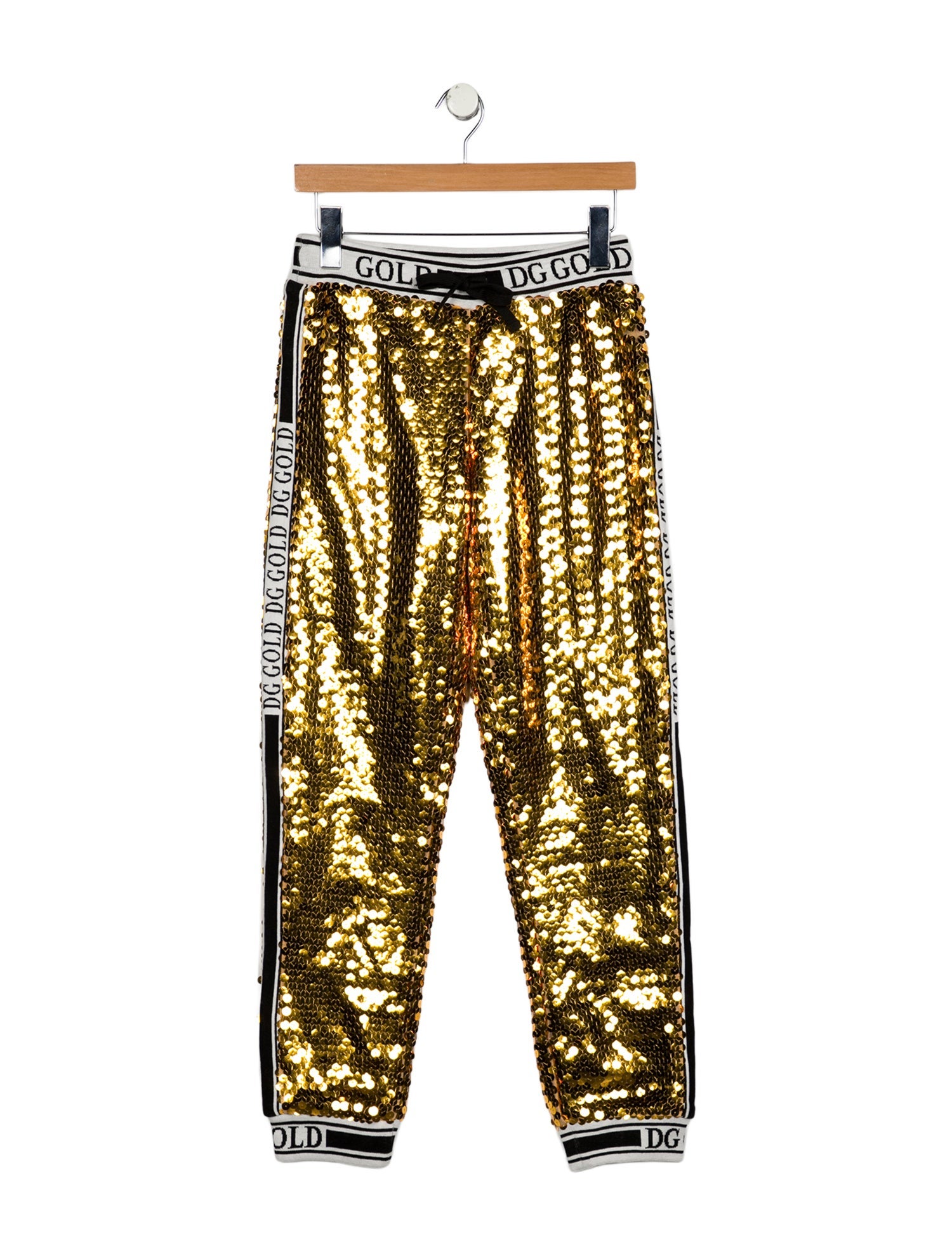Dolce & Gabbana Girls' Sequin Jogger Pants w/Tags