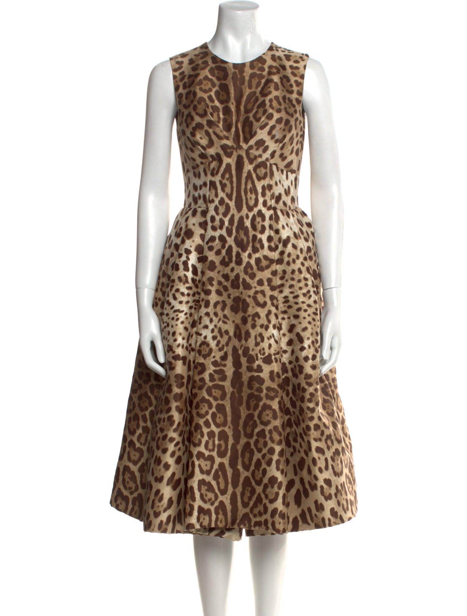 Dolce & Gabbana Silk Midi Length Dress