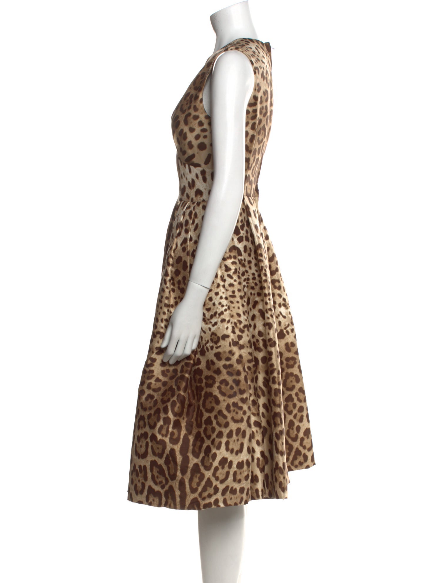 Dolce & Gabbana Silk Midi Length Dress