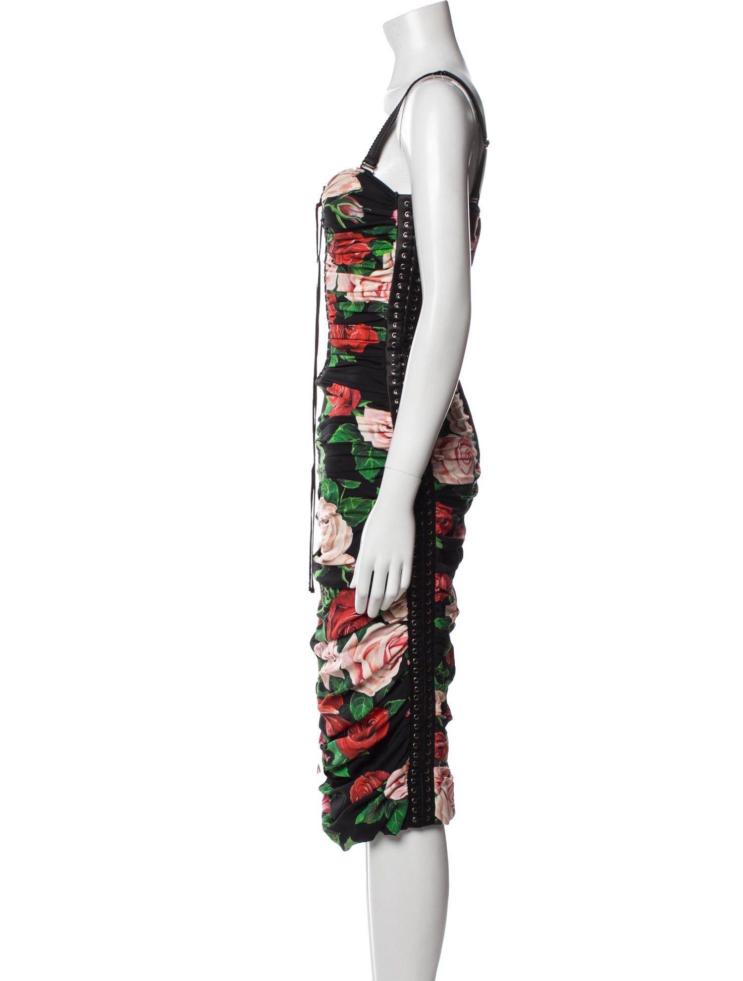 Dolce & Gabbana Silk Midi Length Dress