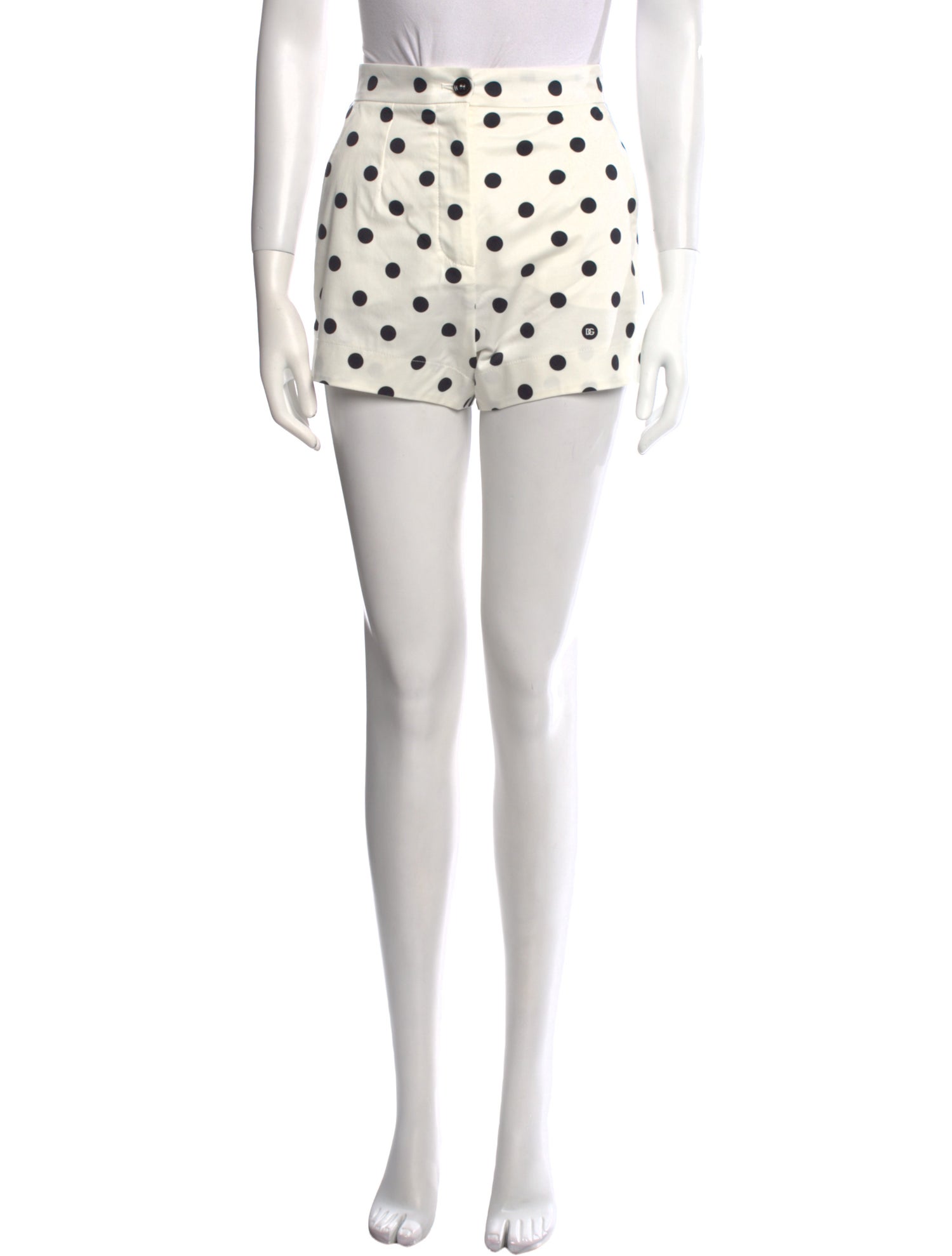 Dolce & Gabbana Silk Mini Shorts