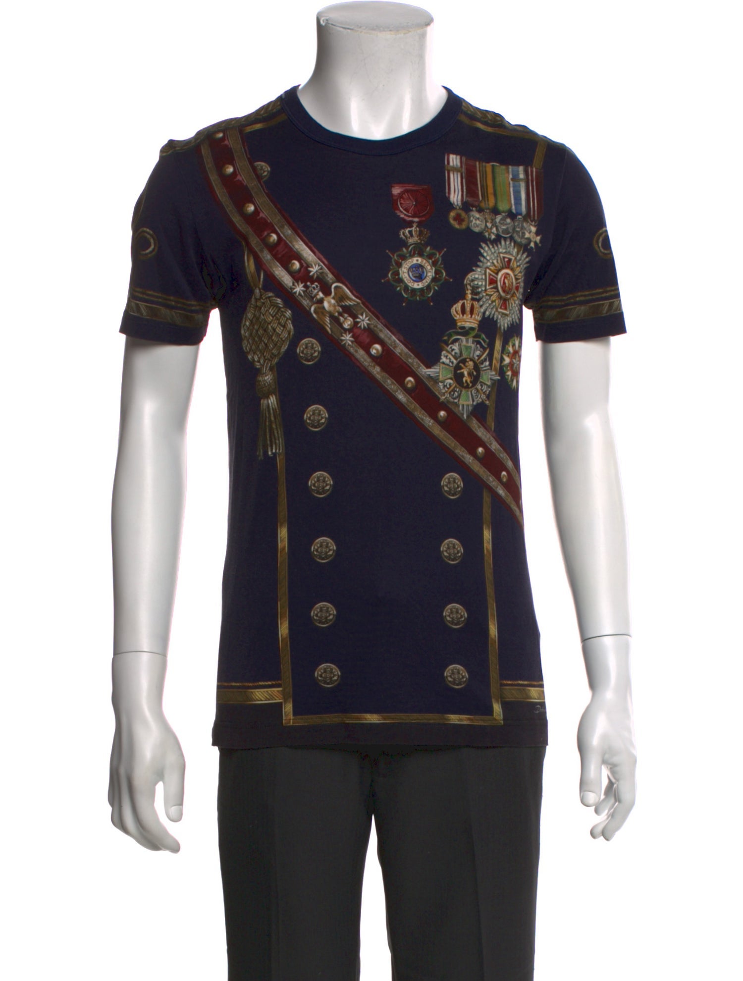 Dolce & Gabbana Graphic Print Crew Neck T-Shirt